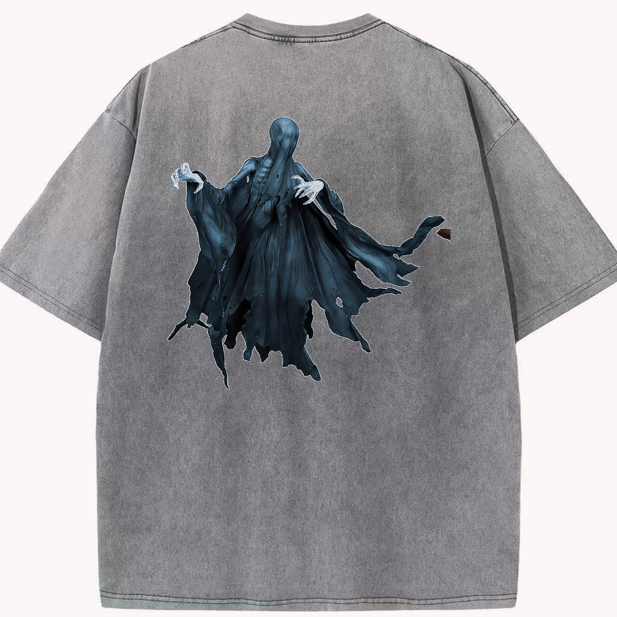 （画像用） Harry Potter ハリー・ポッターシリーズ 綿100% ヴィンテージ風 半袖Tシャツ（背面プリント）