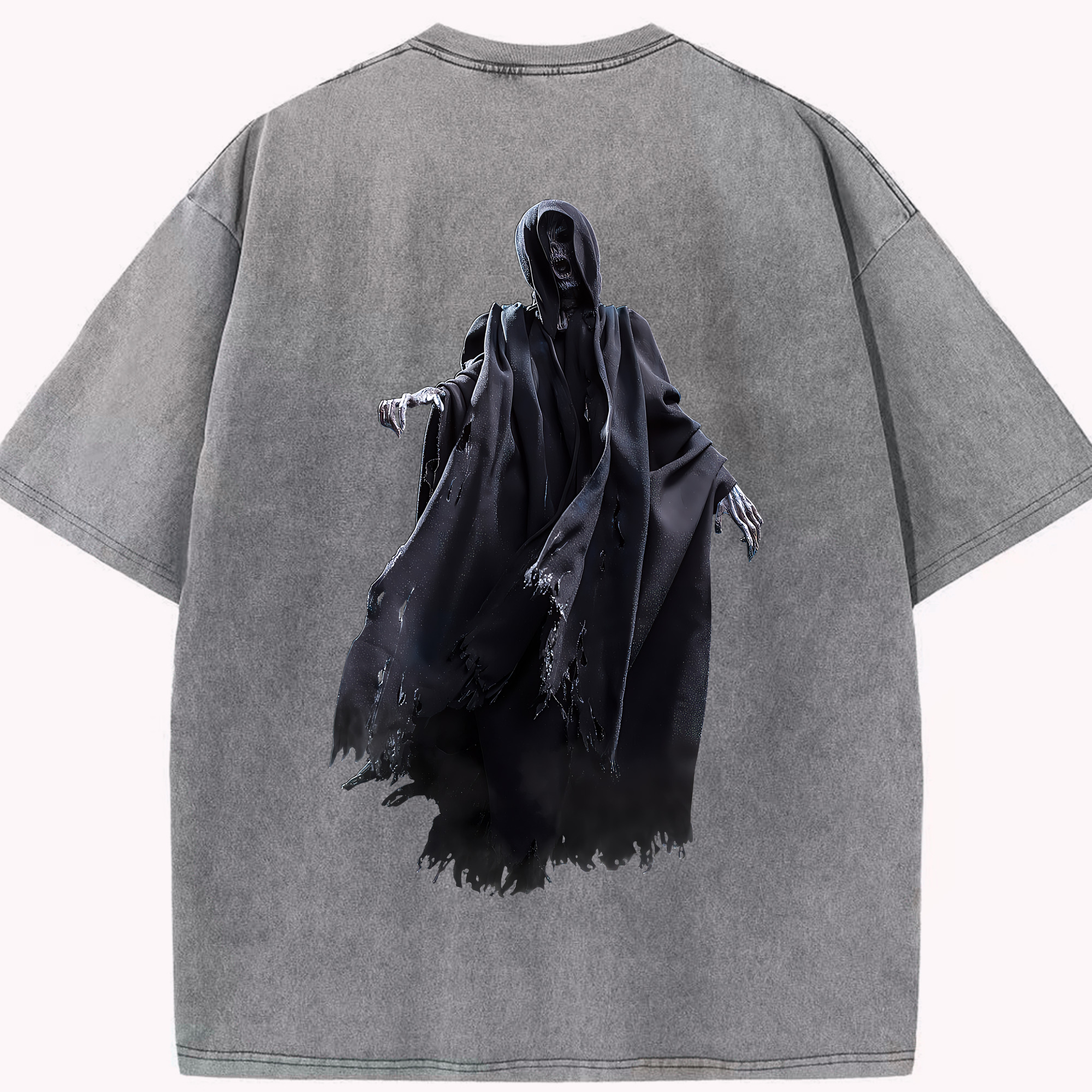 （画像用） Harry Potter ハリー・ポッターシリーズ 綿100% ヴィンテージ風 半袖Tシャツ（背面プリント）