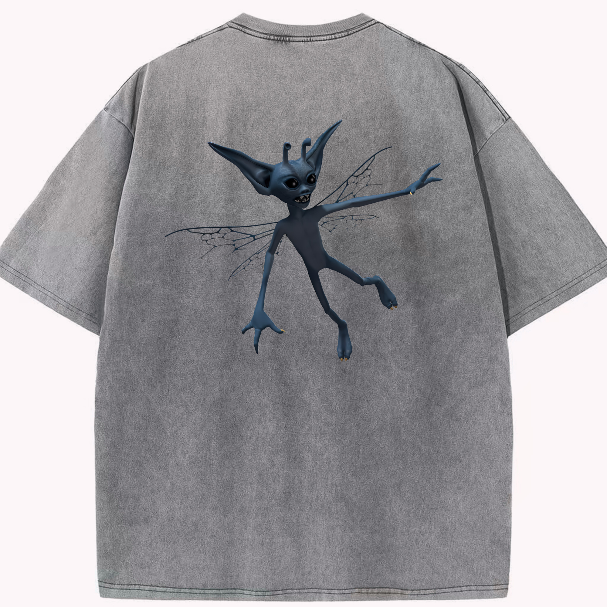 （画像用） Harry Potter ハリー・ポッターシリーズ 綿100% ヴィンテージ風 半袖Tシャツ（背面プリント）