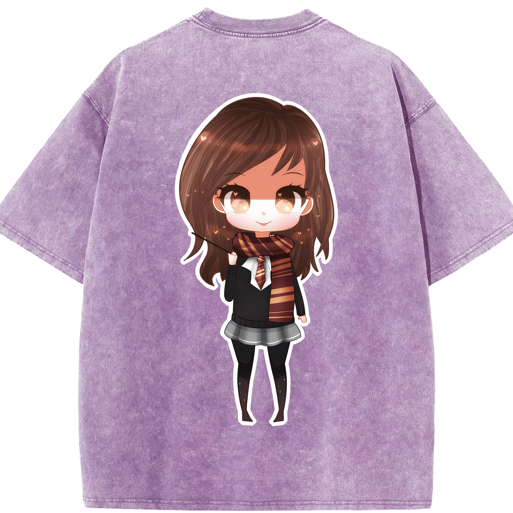 （画像用） Harry Potter ハリー・ポッターシリーズ 綿100% ヴィンテージ風 半袖Tシャツ（背面プリント）