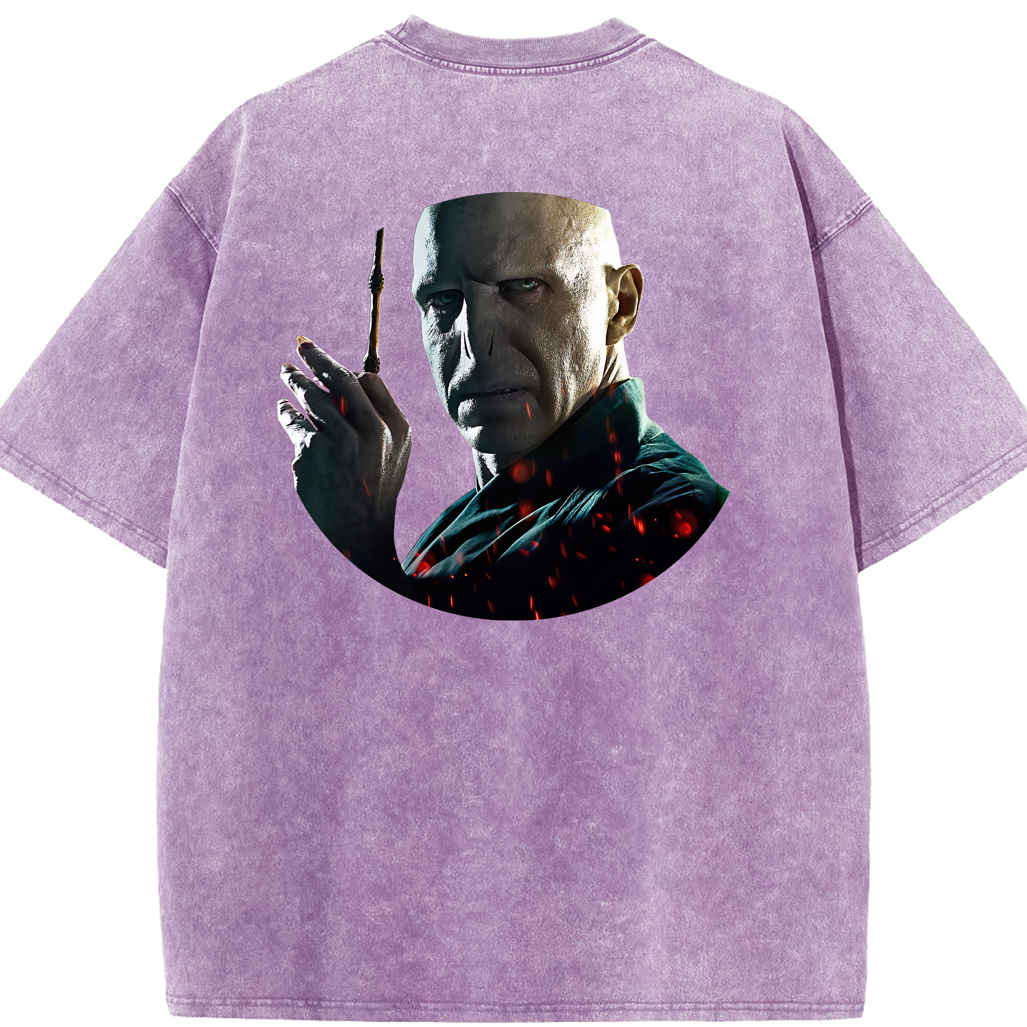 （画像用） Harry Potter ハリー・ポッターシリーズ 綿100% ヴィンテージ風 半袖Tシャツ（背面プリント）
