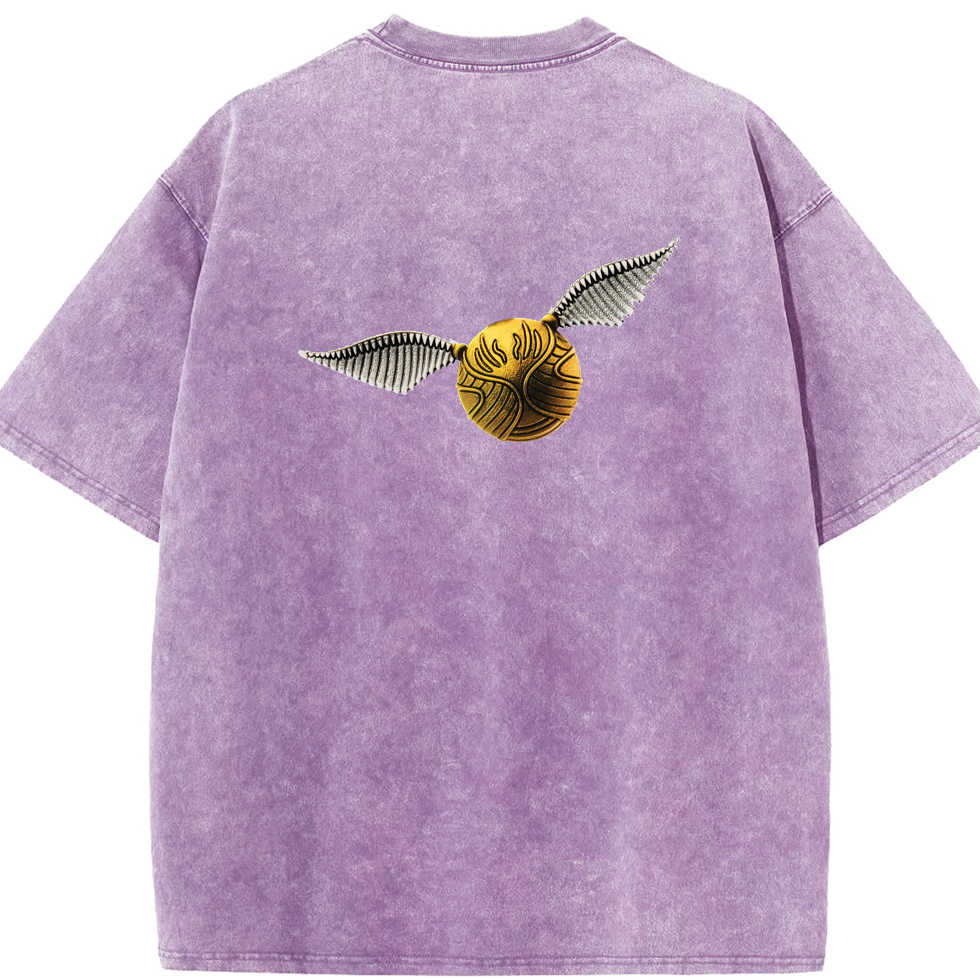 （画像用） Harry Potter ハリー・ポッターシリーズ 綿100% ヴィンテージ風 半袖Tシャツ（背面プリント）