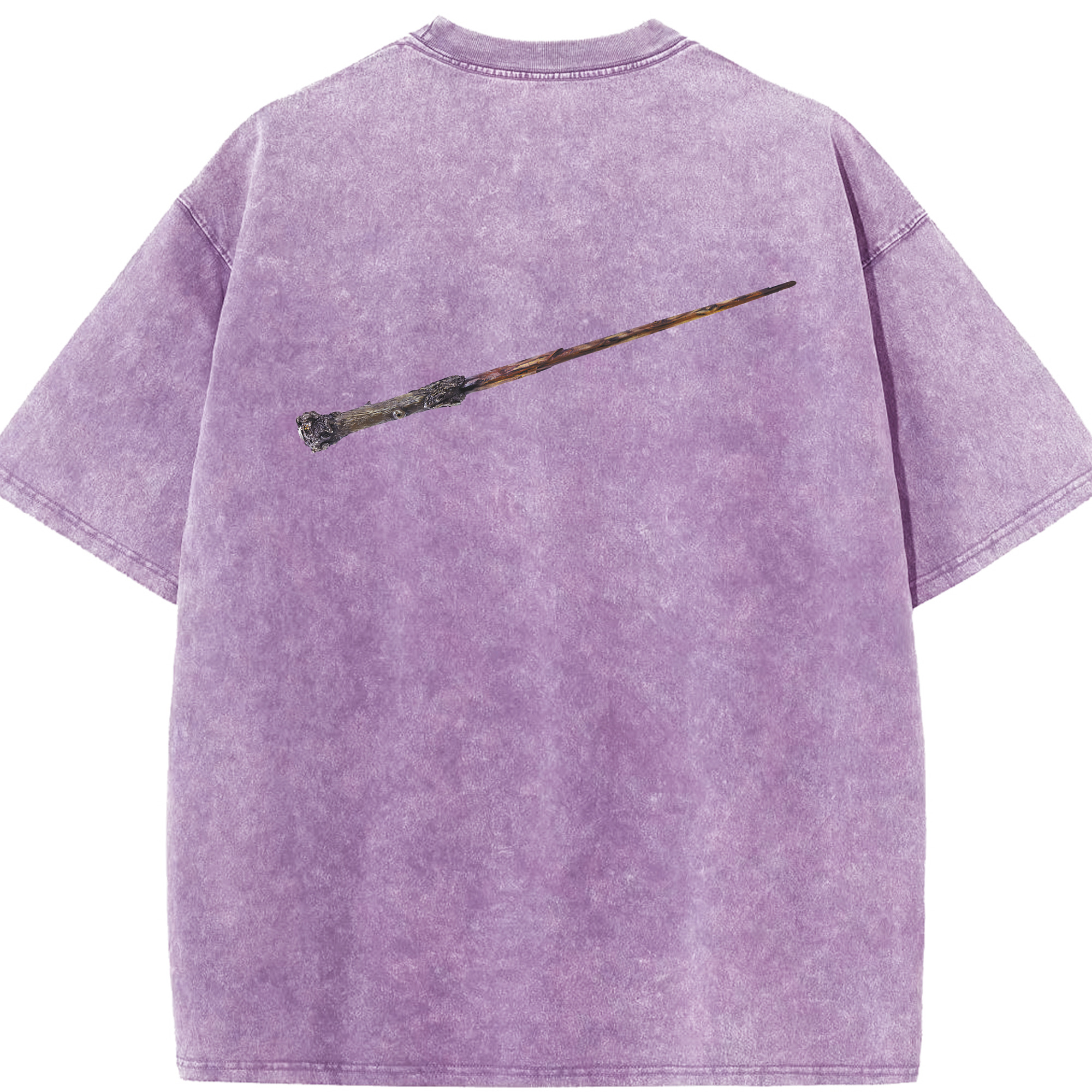 （画像用） Harry Potter ハリー・ポッターシリーズ 綿100% ヴィンテージ風 半袖Tシャツ（背面プリント）