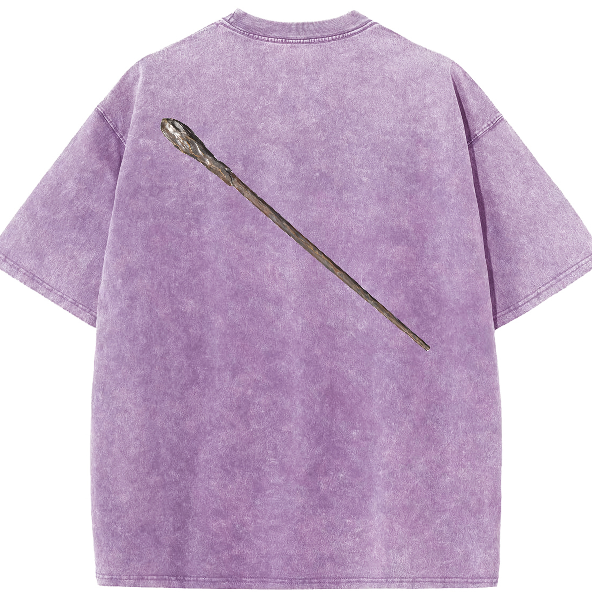 （画像用） Harry Potter ハリー・ポッターシリーズ 綿100% ヴィンテージ風 半袖Tシャツ（背面プリント）