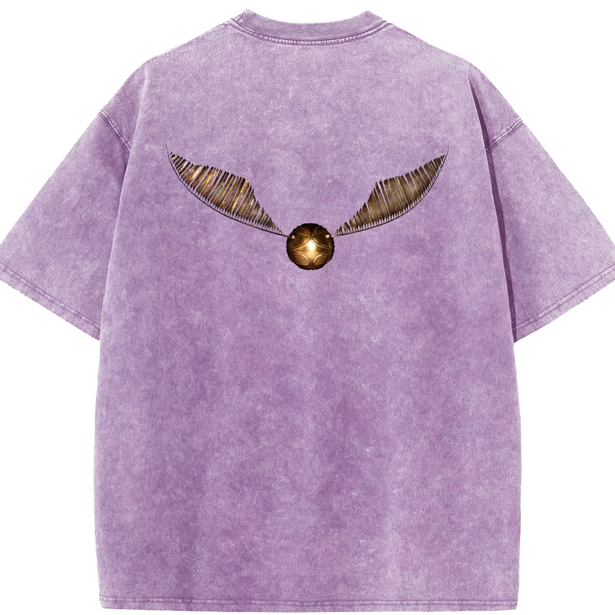 （画像用） Harry Potter ハリー・ポッターシリーズ 綿100% ヴィンテージ風 半袖Tシャツ（背面プリント）