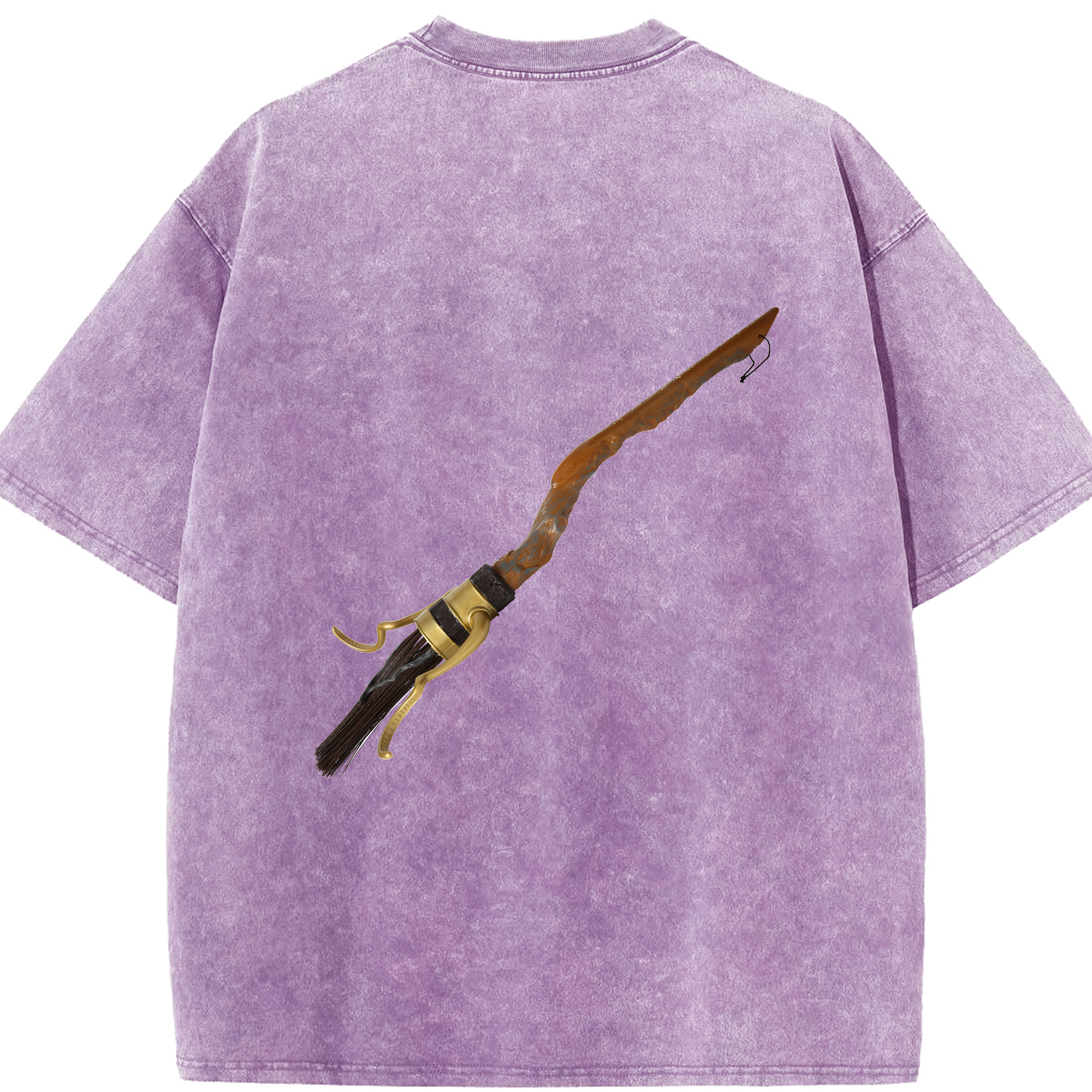 （画像用） Harry Potter ハリー・ポッターシリーズ 綿100% ヴィンテージ風 半袖Tシャツ（背面プリント）