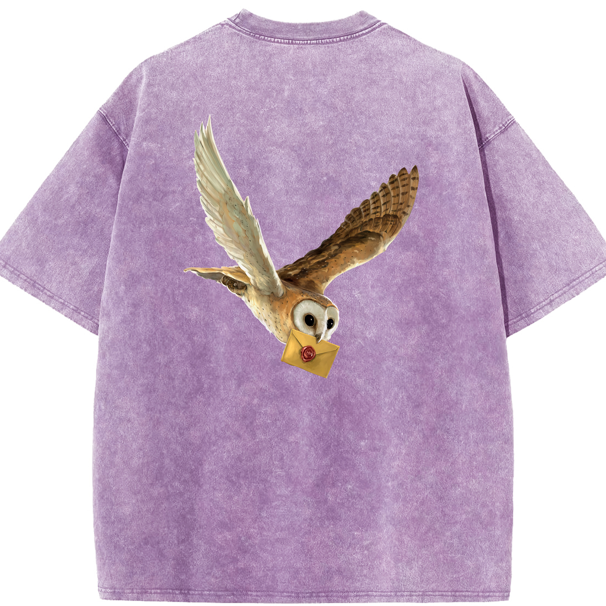 （画像用） Harry Potter ハリー・ポッターシリーズ 綿100% ヴィンテージ風 半袖Tシャツ（背面プリント）