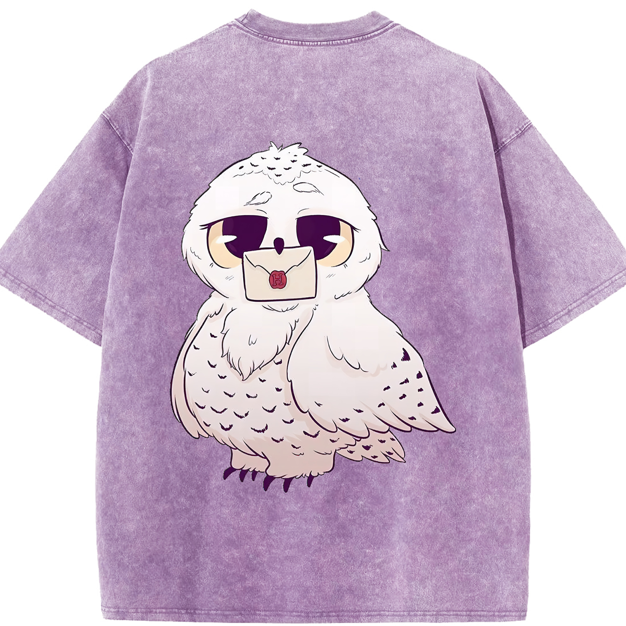 （画像用） Harry Potter ハリー・ポッターシリーズ 綿100% ヴィンテージ風 半袖Tシャツ（背面プリント）