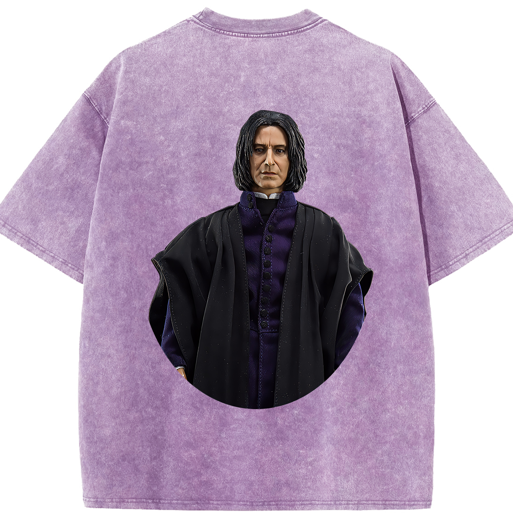 （画像用） Harry Potter ハリー・ポッターシリーズ 綿100% ヴィンテージ風 半袖Tシャツ（背面プリント）