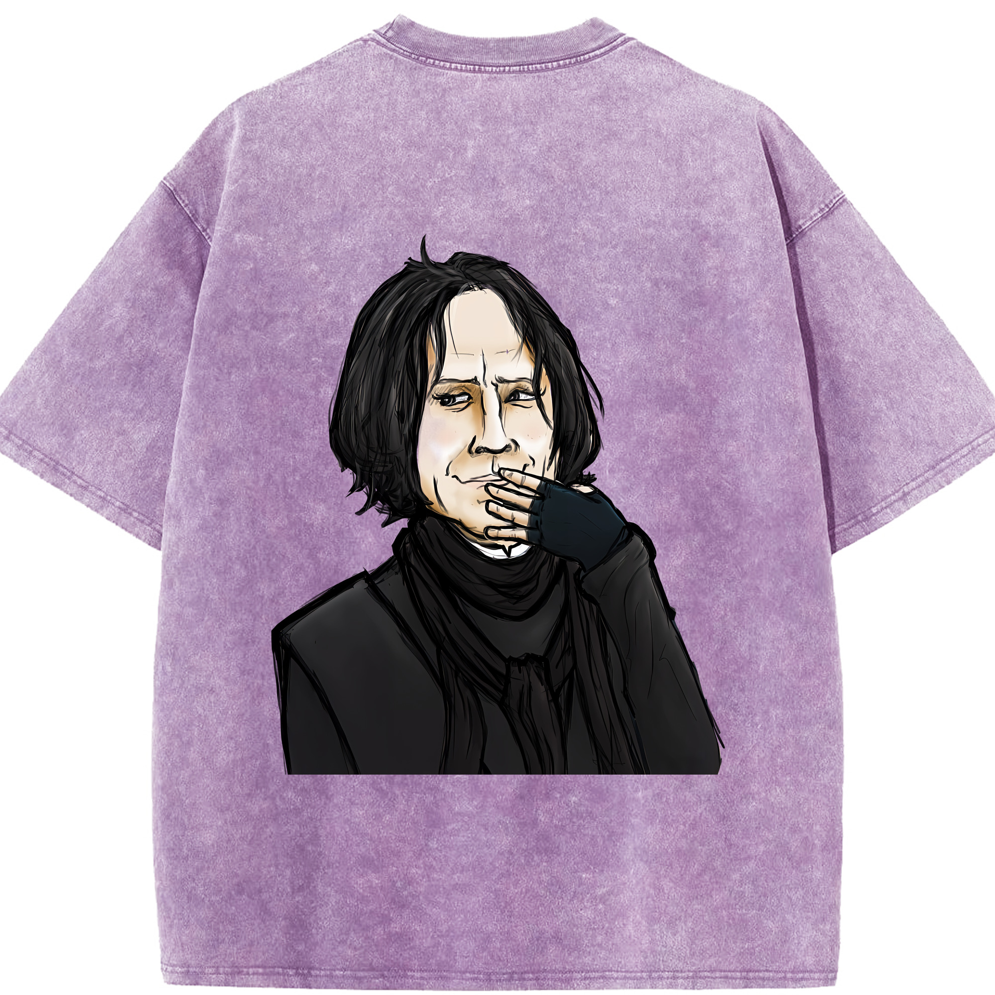 （画像用） Harry Potter ハリー・ポッターシリーズ 綿100% ヴィンテージ風 半袖Tシャツ（背面プリント）
