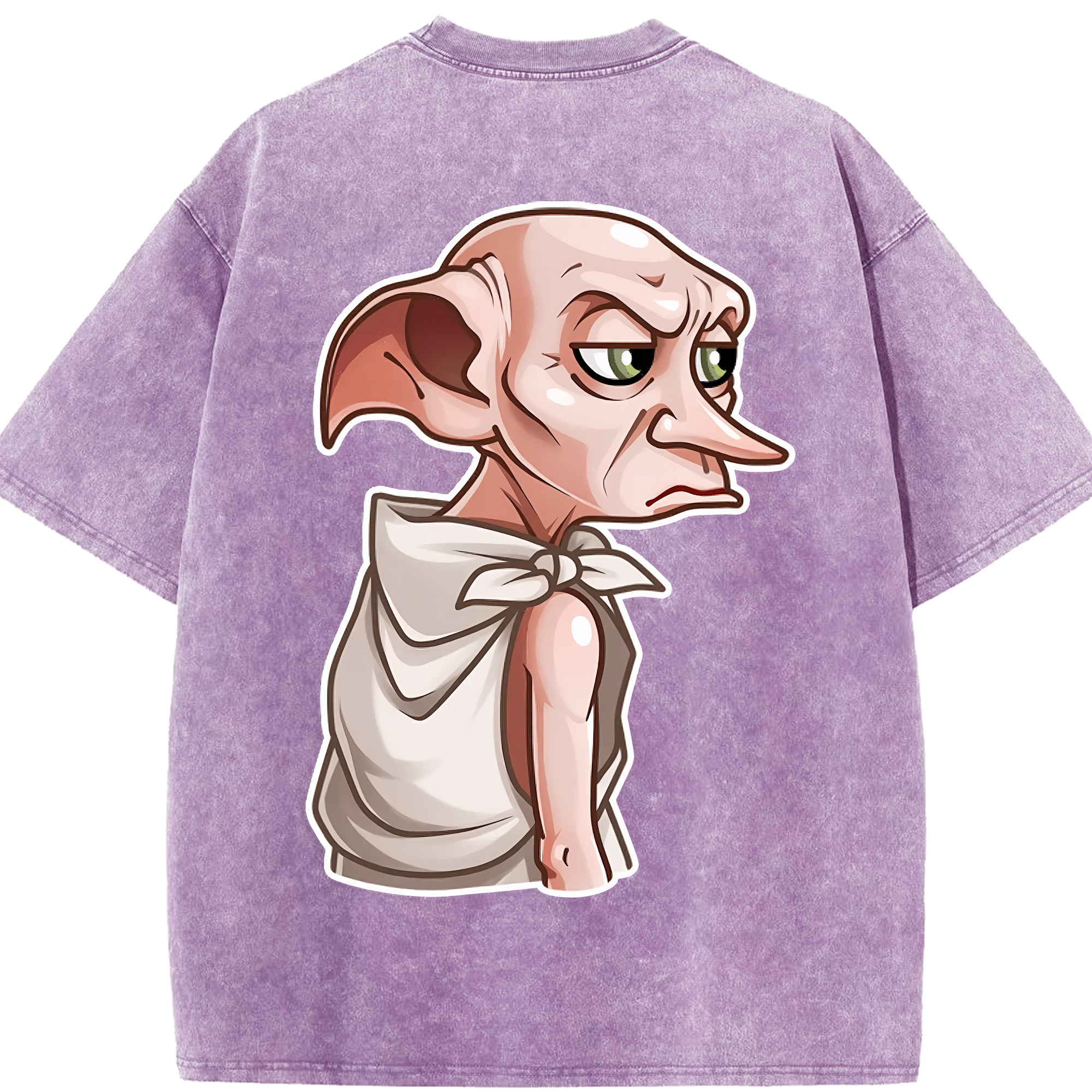 （画像用） Harry Potter ハリー・ポッターシリーズ 綿100% ヴィンテージ風 半袖Tシャツ（背面プリント）