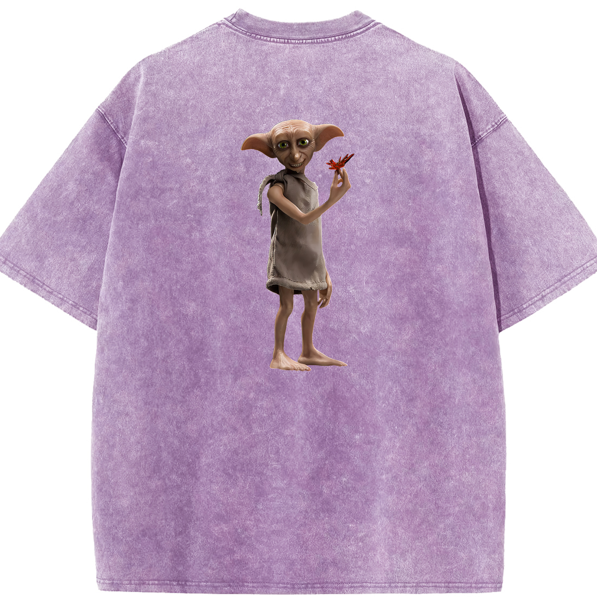 （画像用） Harry Potter ハリー・ポッターシリーズ 綿100% ヴィンテージ風 半袖Tシャツ（背面プリント）