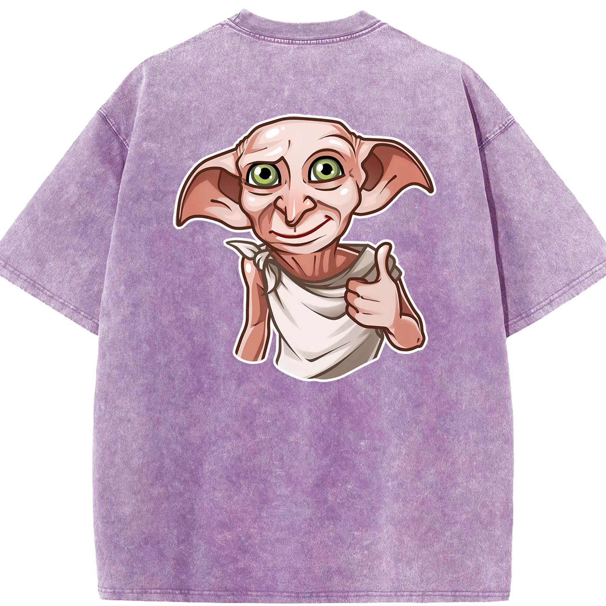 （画像用） Harry Potter ハリー・ポッターシリーズ 綿100% ヴィンテージ風 半袖Tシャツ（背面プリント）