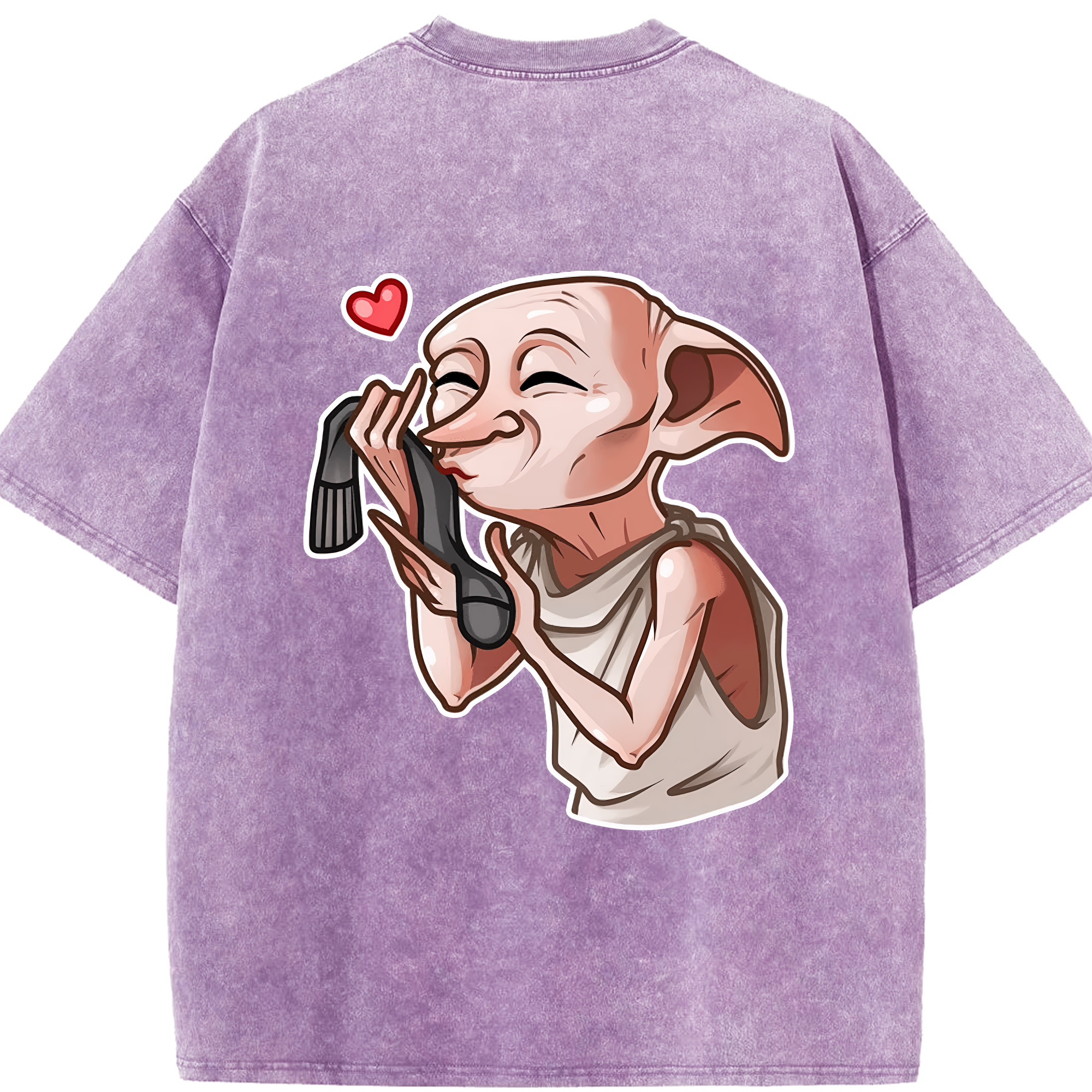 （画像用） Harry Potter ハリー・ポッターシリーズ 綿100% ヴィンテージ風 半袖Tシャツ（背面プリント）