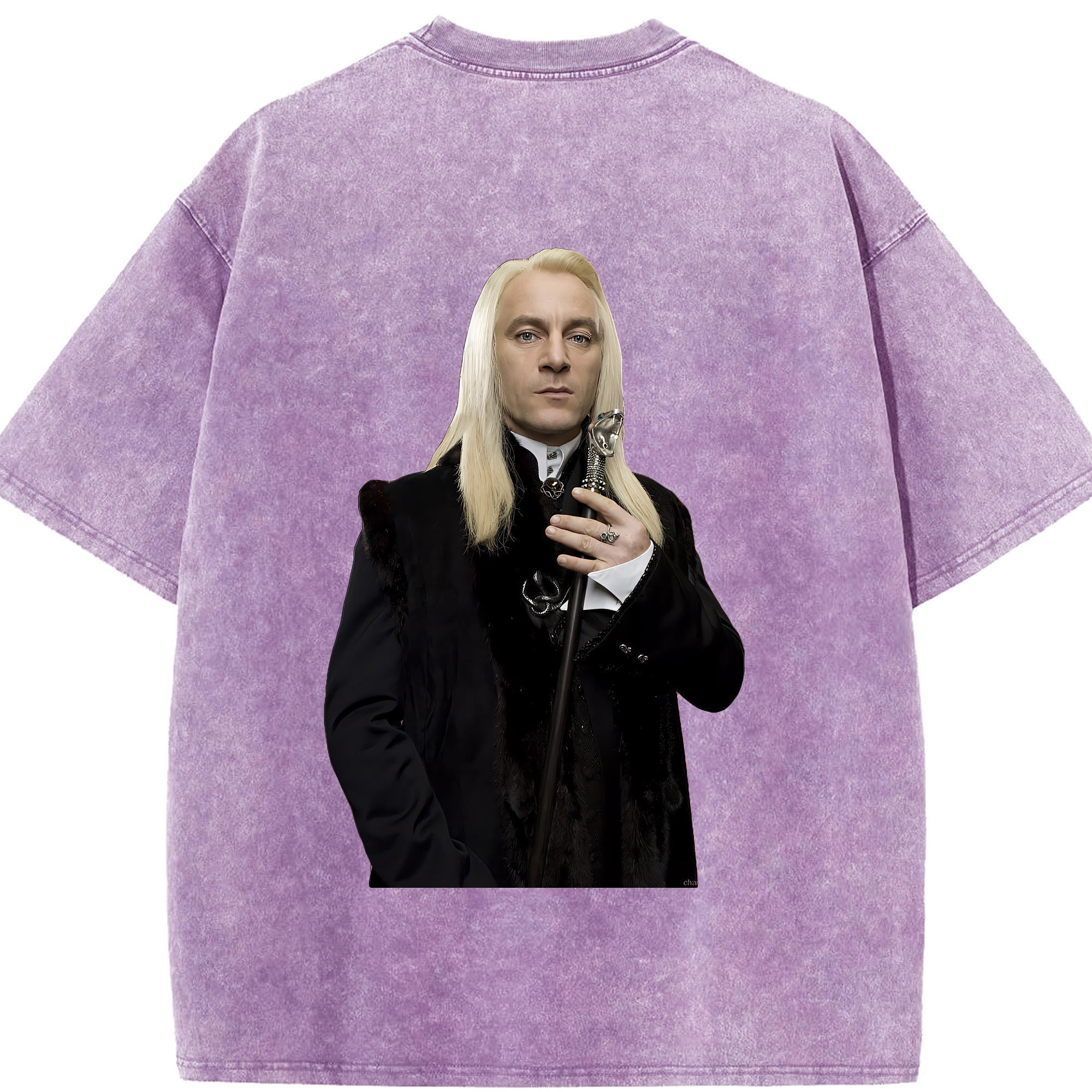 （画像用） Harry Potter ハリー・ポッターシリーズ 綿100% ヴィンテージ風 半袖Tシャツ（背面プリント）