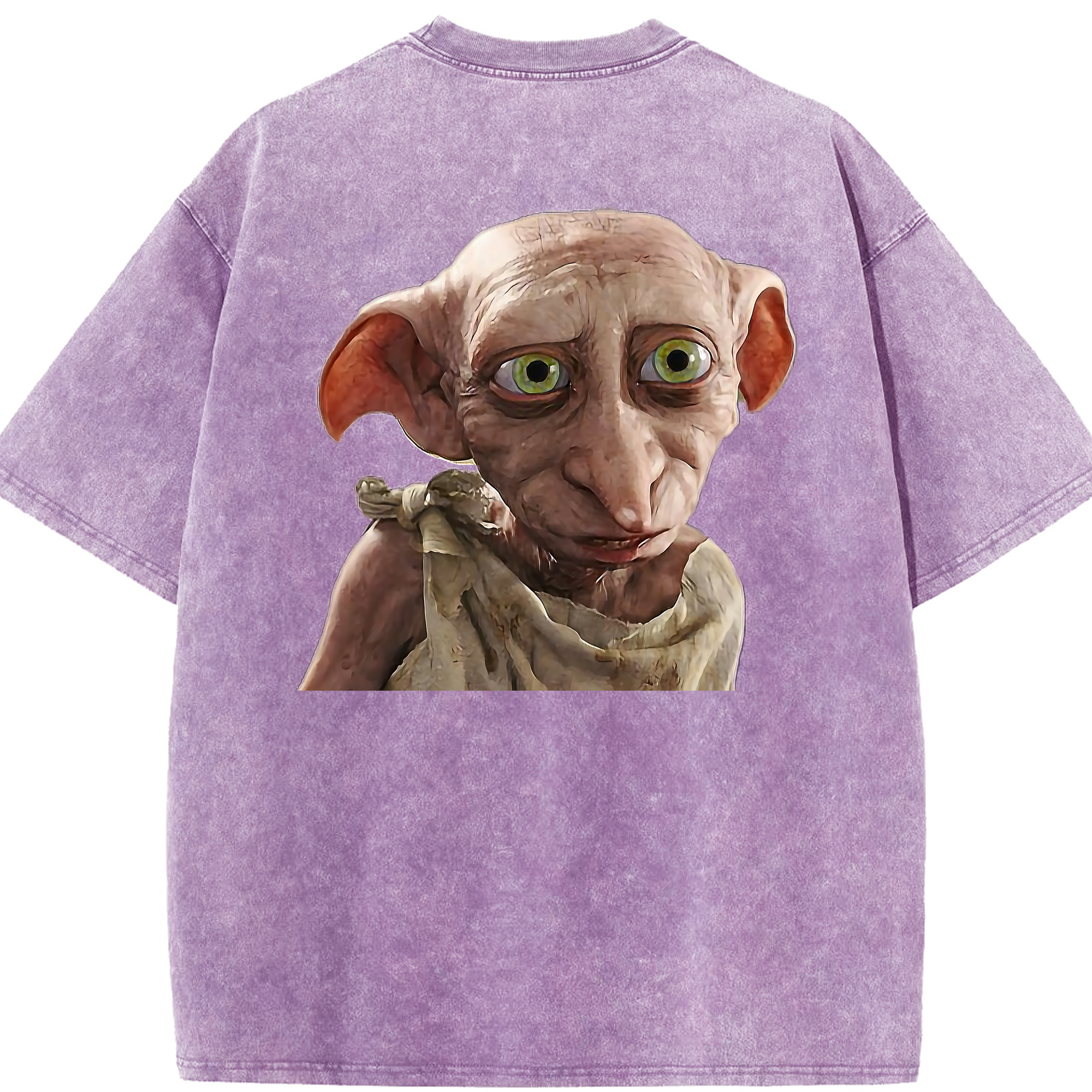 （画像用） Harry Potter ハリー・ポッターシリーズ 綿100% ヴィンテージ風 半袖Tシャツ（背面プリント）