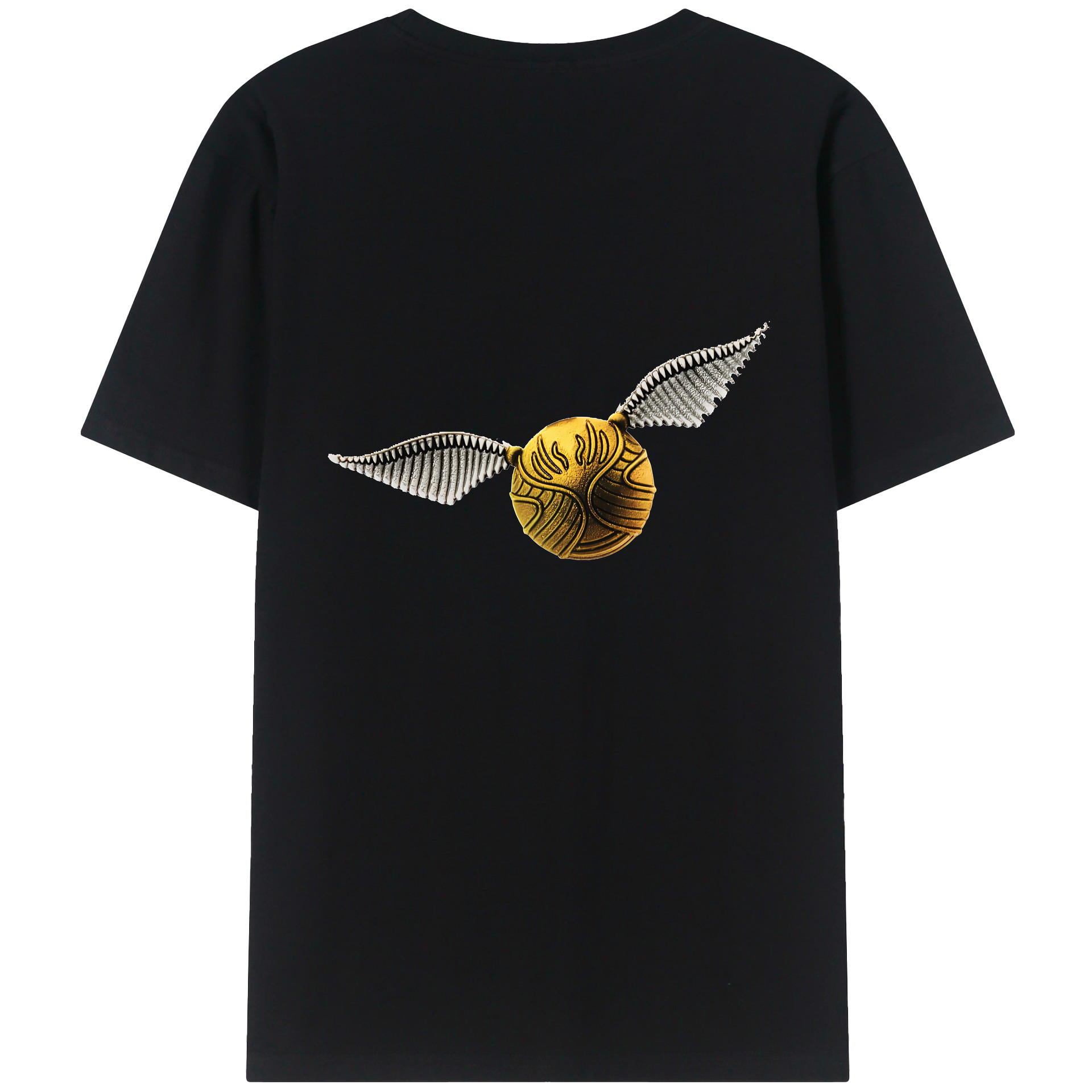（画像用） Harry Potter ハリー・ポッターシリーズ 綿100％ メンズ半袖Tシャツ（バックプリント） 通気性