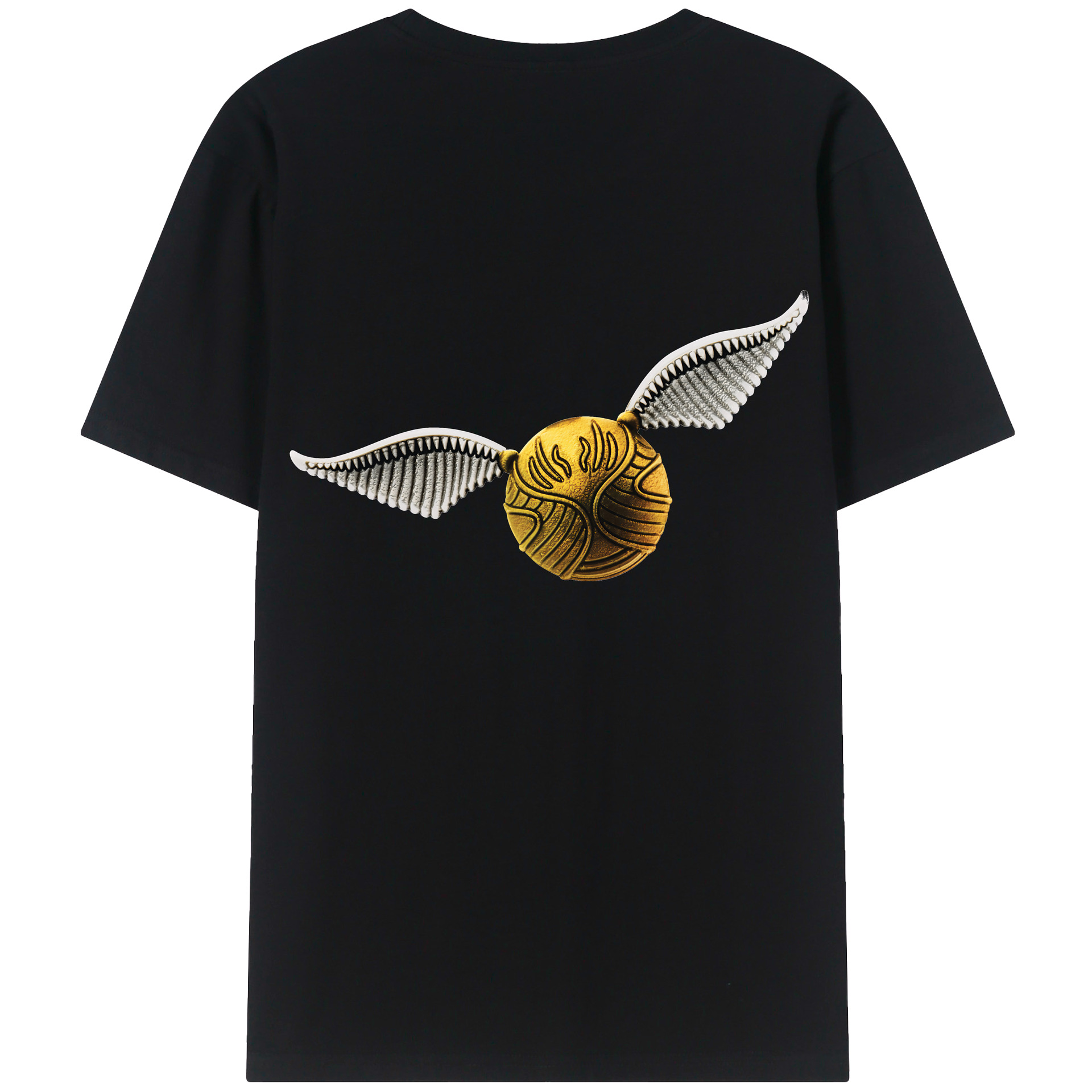 （画像用） Harry Potter ハリー・ポッターシリーズ 綿100％ メンズ半袖Tシャツ（バックプリント） 通気性