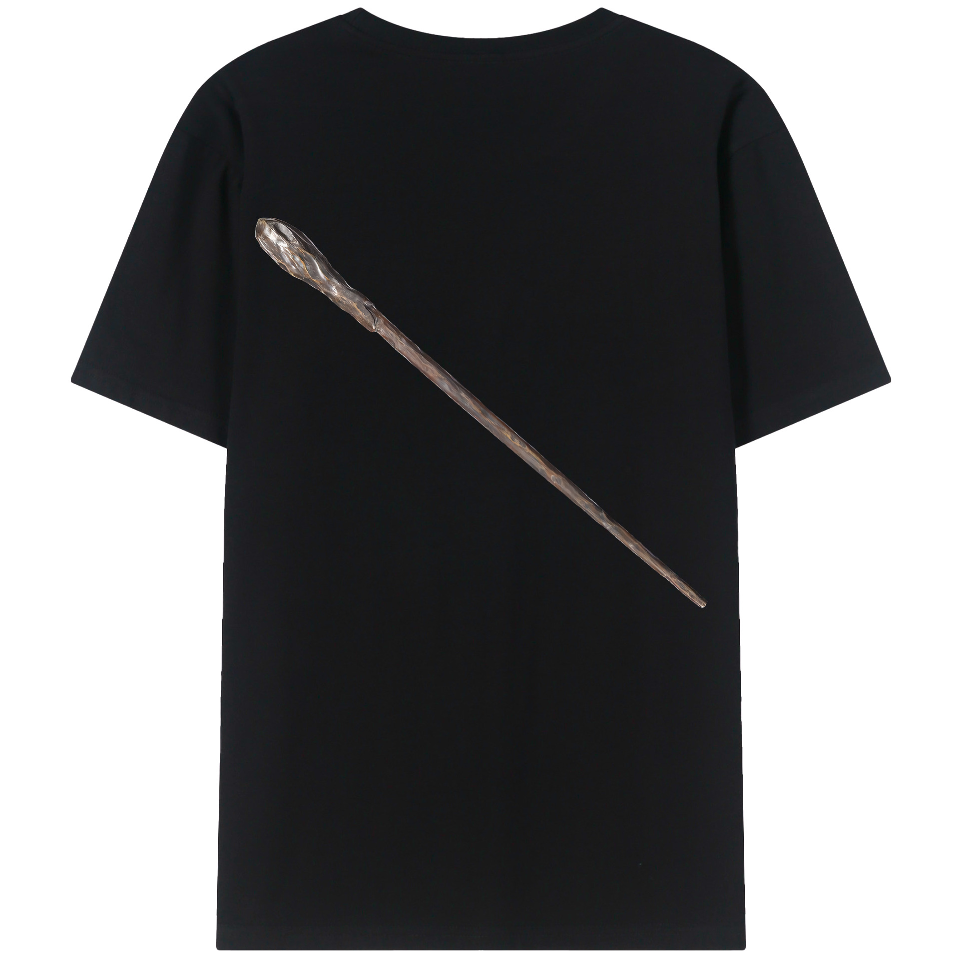 （画像用） Harry Potter ハリー・ポッターシリーズ 綿100％ メンズ半袖Tシャツ（バックプリント） 通気性
