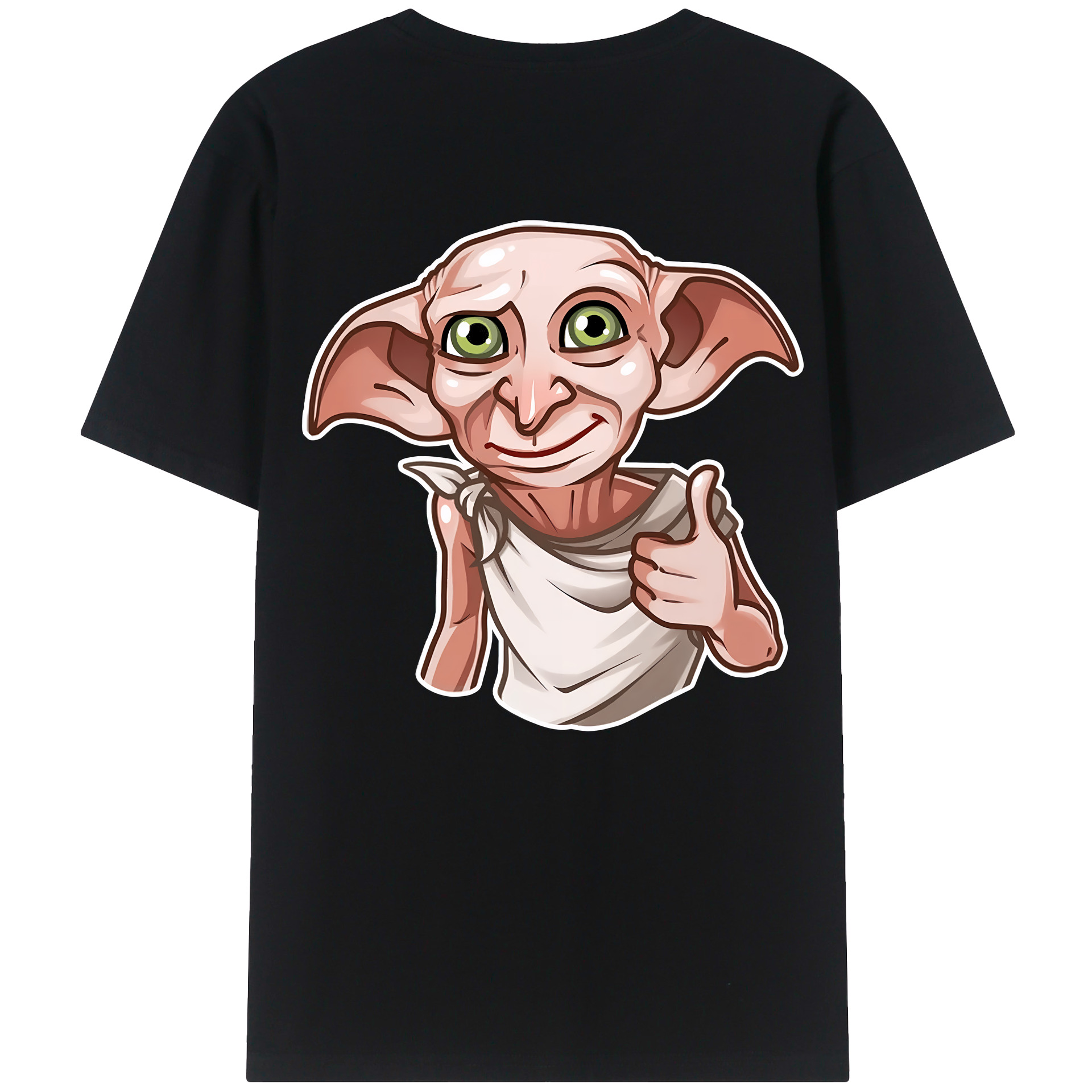 （画像用） Harry Potter ハリー・ポッターシリーズ 綿100％ メンズ半袖Tシャツ（バックプリント） 通気性