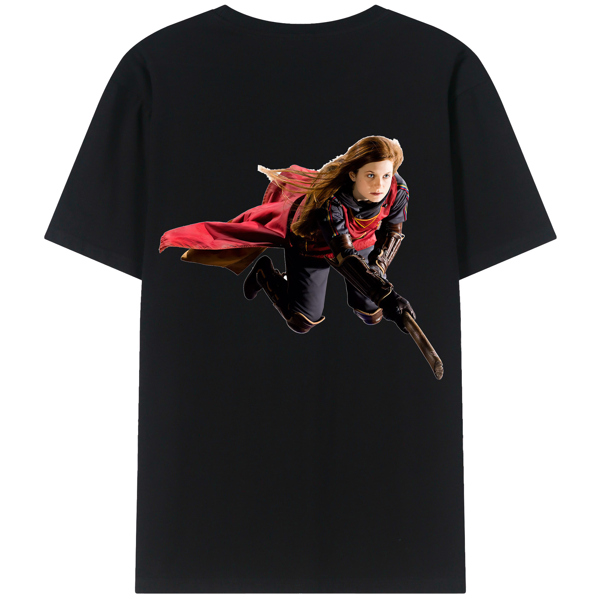 （画像用） Harry Potter ハリー・ポッターシリーズ 綿100％ メンズ半袖Tシャツ（バックプリント） 通気性