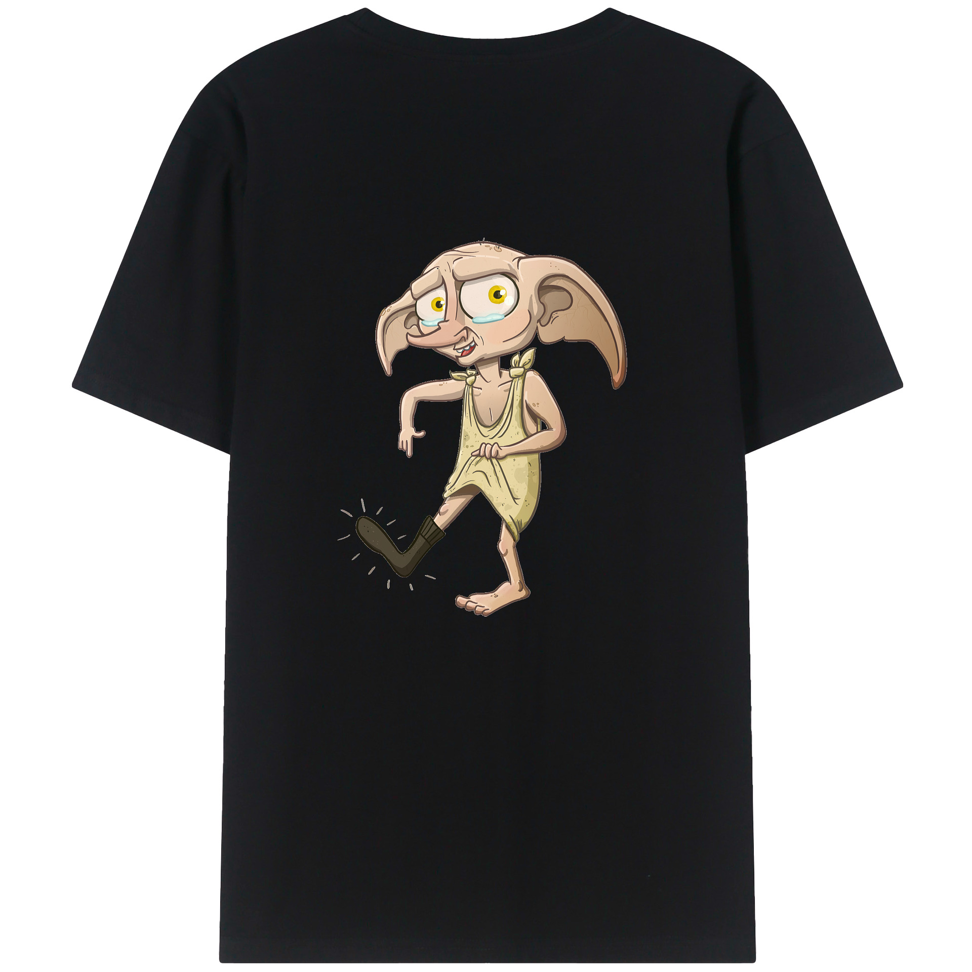 （画像用） Harry Potter ハリー・ポッターシリーズ 綿100％ メンズ半袖Tシャツ（バックプリント） 通気性