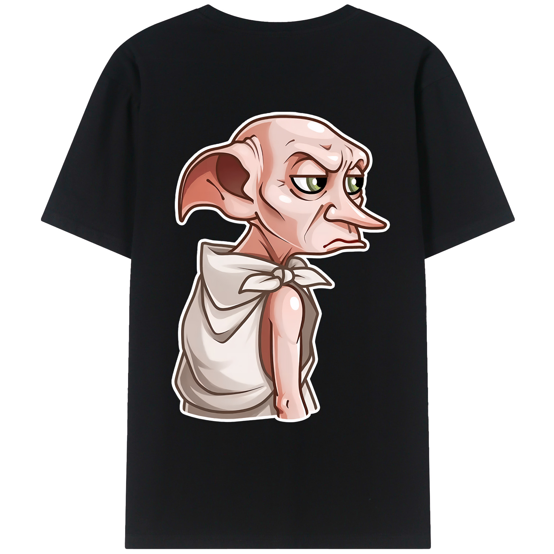 （画像用） Harry Potter ハリー・ポッターシリーズ 綿100％ メンズ半袖Tシャツ（バックプリント） 通気性