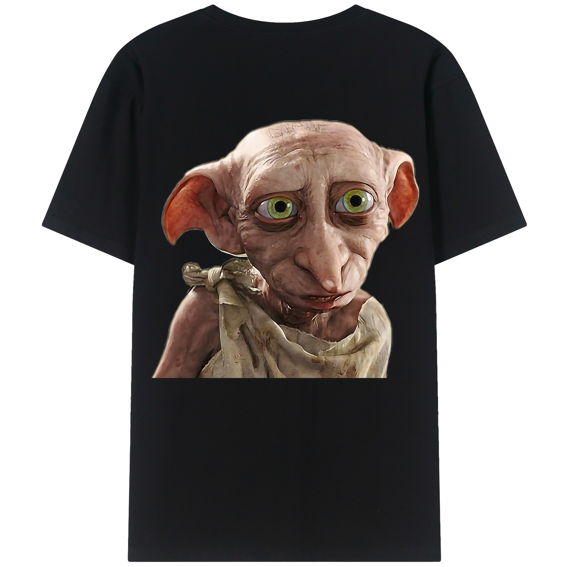 （画像用） Harry Potter ハリー・ポッターシリーズ 綿100％ メンズ半袖Tシャツ（バックプリント） 通気性