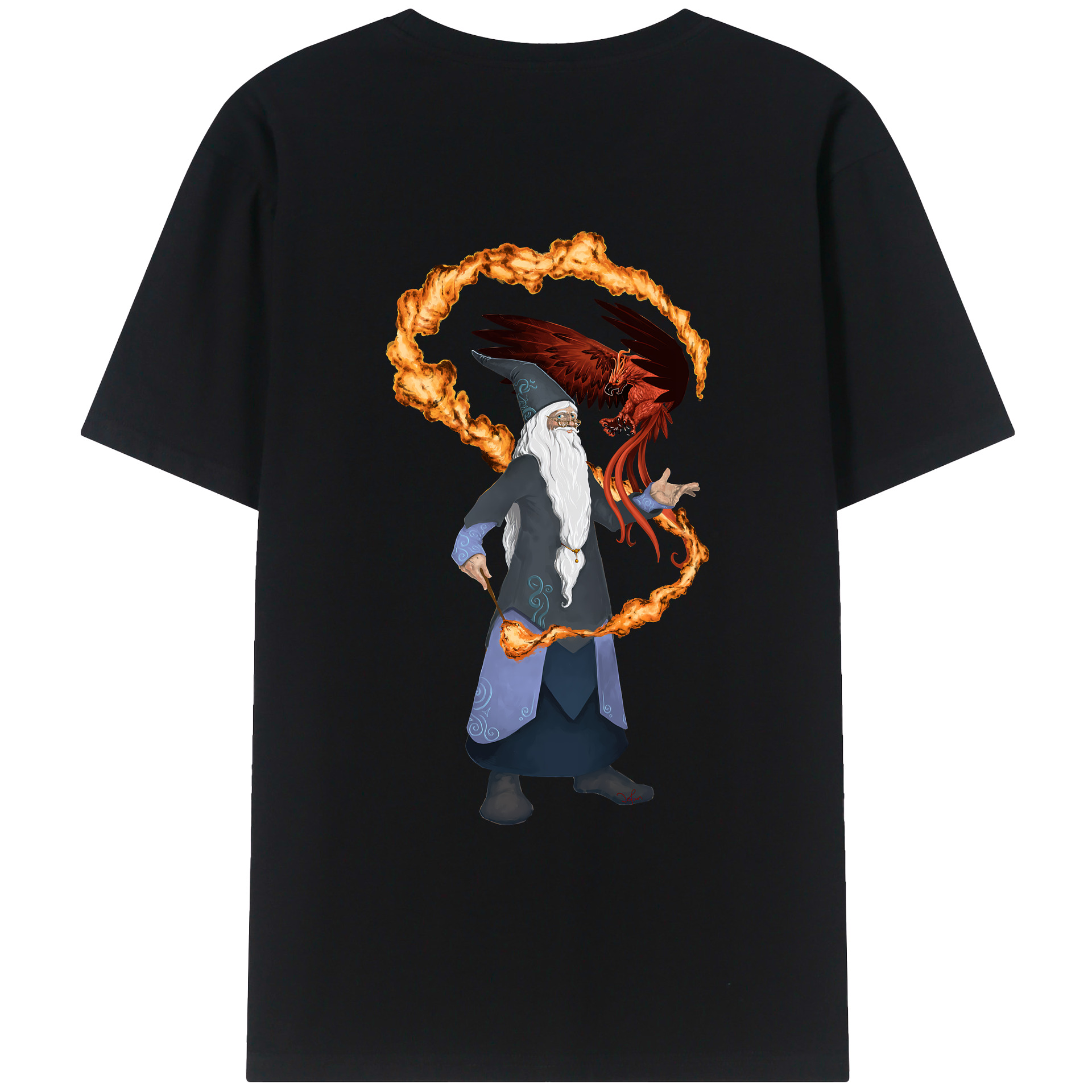（画像用） Harry Potter ハリー・ポッターシリーズ 綿100％ メンズ半袖Tシャツ（バックプリント） 通気性