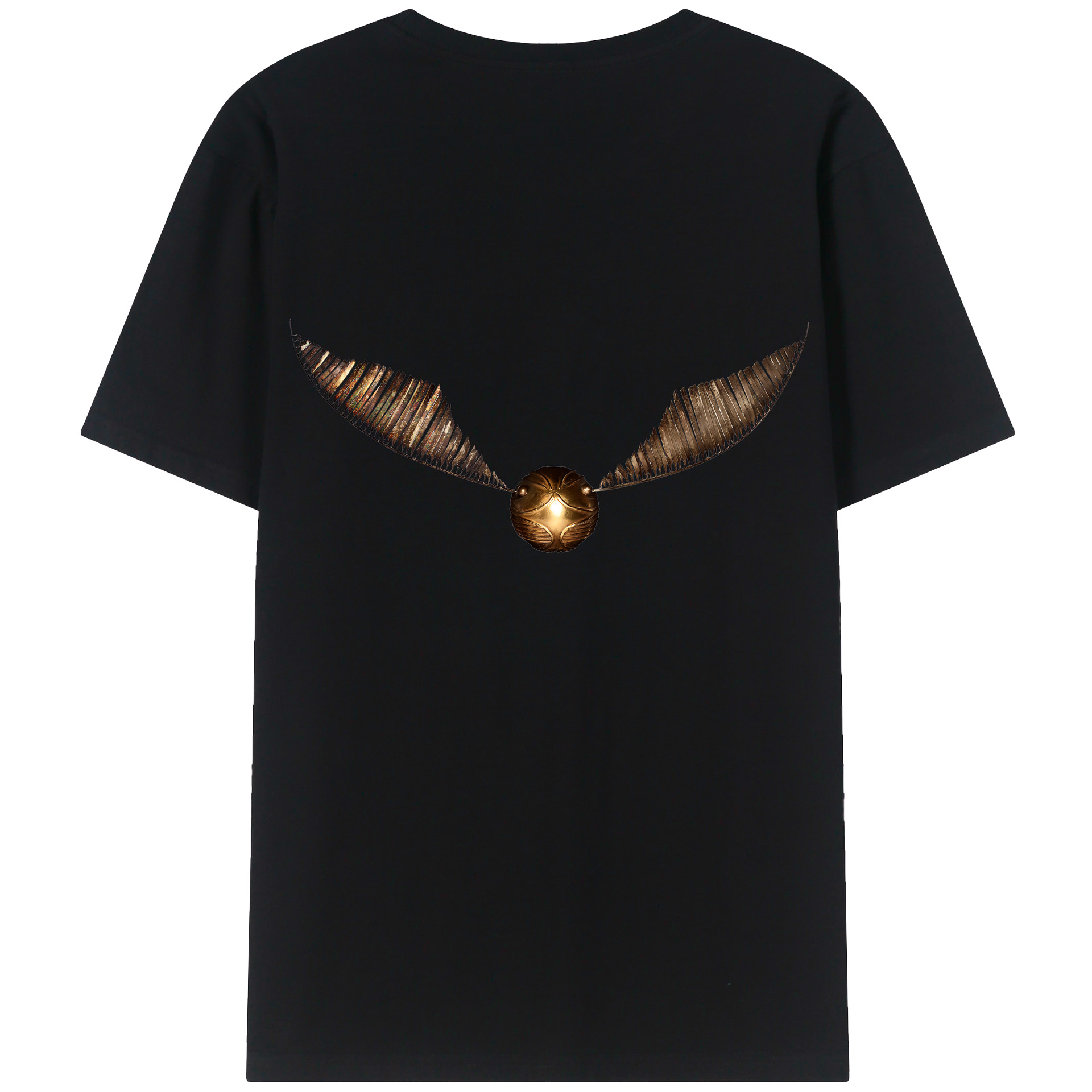 （画像用） Harry Potter ハリー・ポッターシリーズ 綿100％ メンズ半袖Tシャツ（バックプリント） 通気性