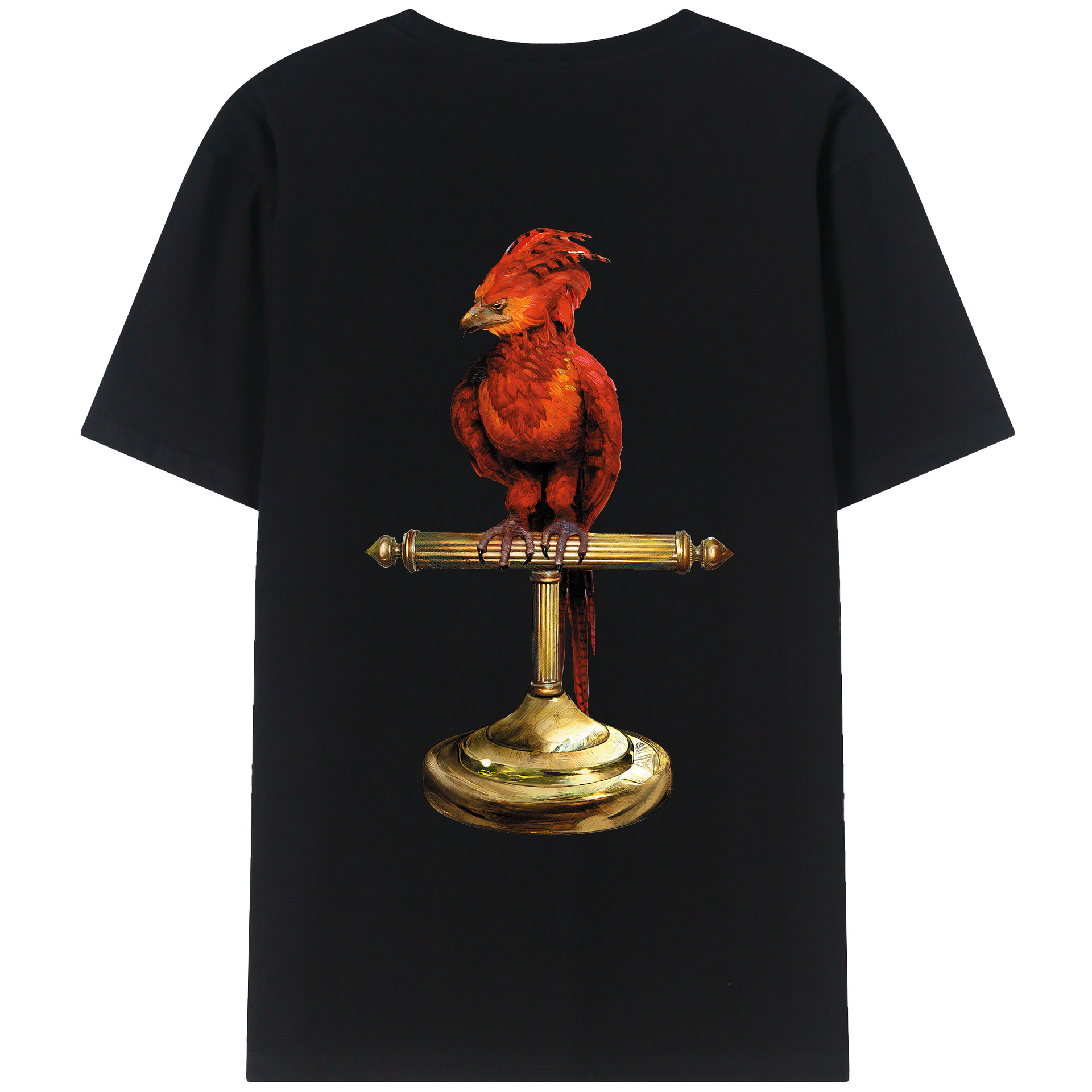 （画像用） Harry Potter ハリー・ポッターシリーズ 綿100％ メンズ半袖Tシャツ（バックプリント） 通気性