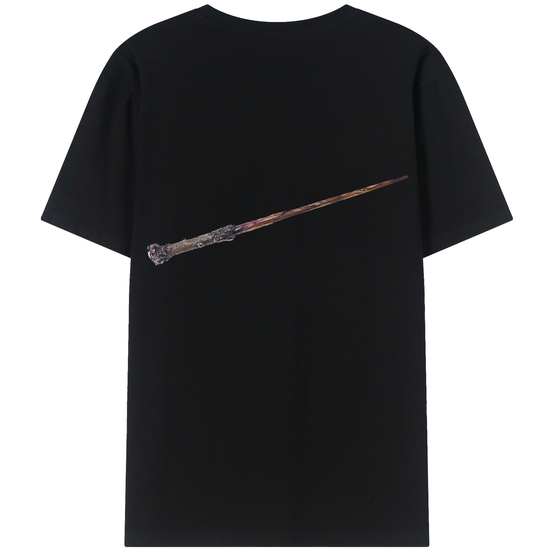 （画像用） Harry Potter ハリー・ポッターシリーズ 綿100％ メンズ半袖Tシャツ（バックプリント） 通気性