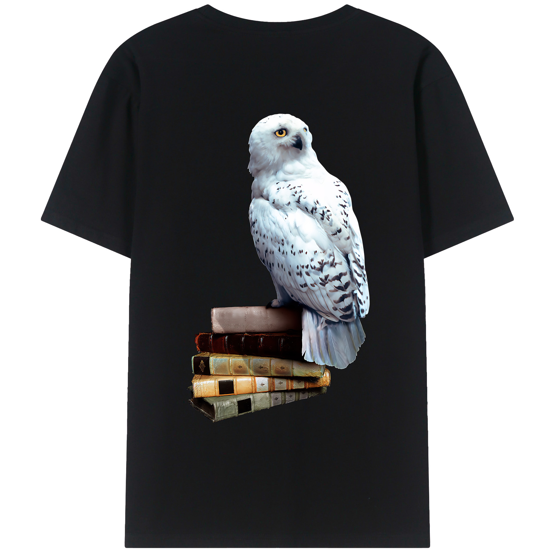 （画像用） Harry Potter ハリー・ポッターシリーズ 綿100％ メンズ半袖Tシャツ（バックプリント） 通気性