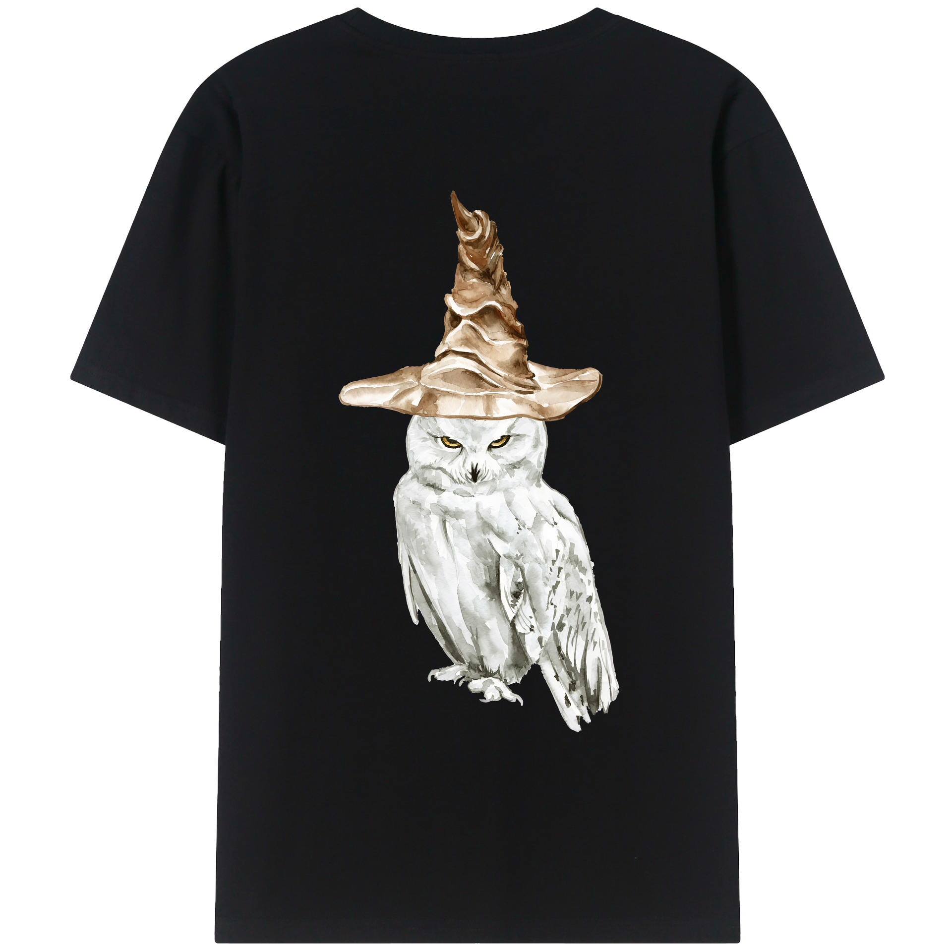 （画像用） Harry Potter ハリー・ポッターシリーズ 綿100％ メンズ半袖Tシャツ（バックプリント） 通気性