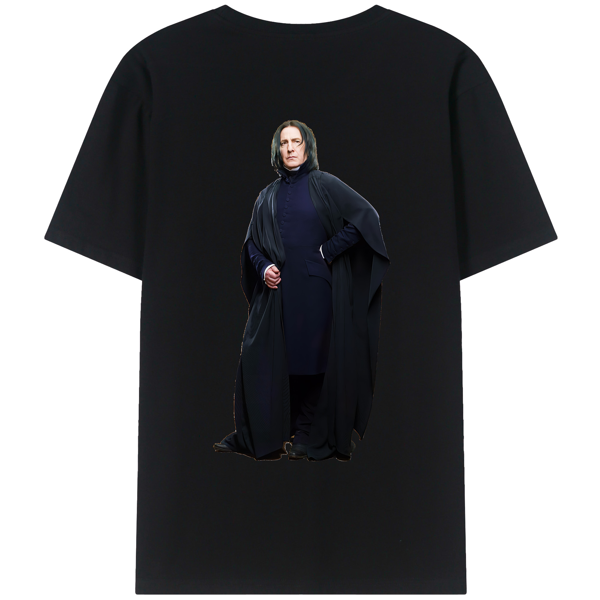 （画像用） Harry Potter ハリー・ポッターシリーズ 綿100％ メンズ半袖Tシャツ（バックプリント） 通気性
