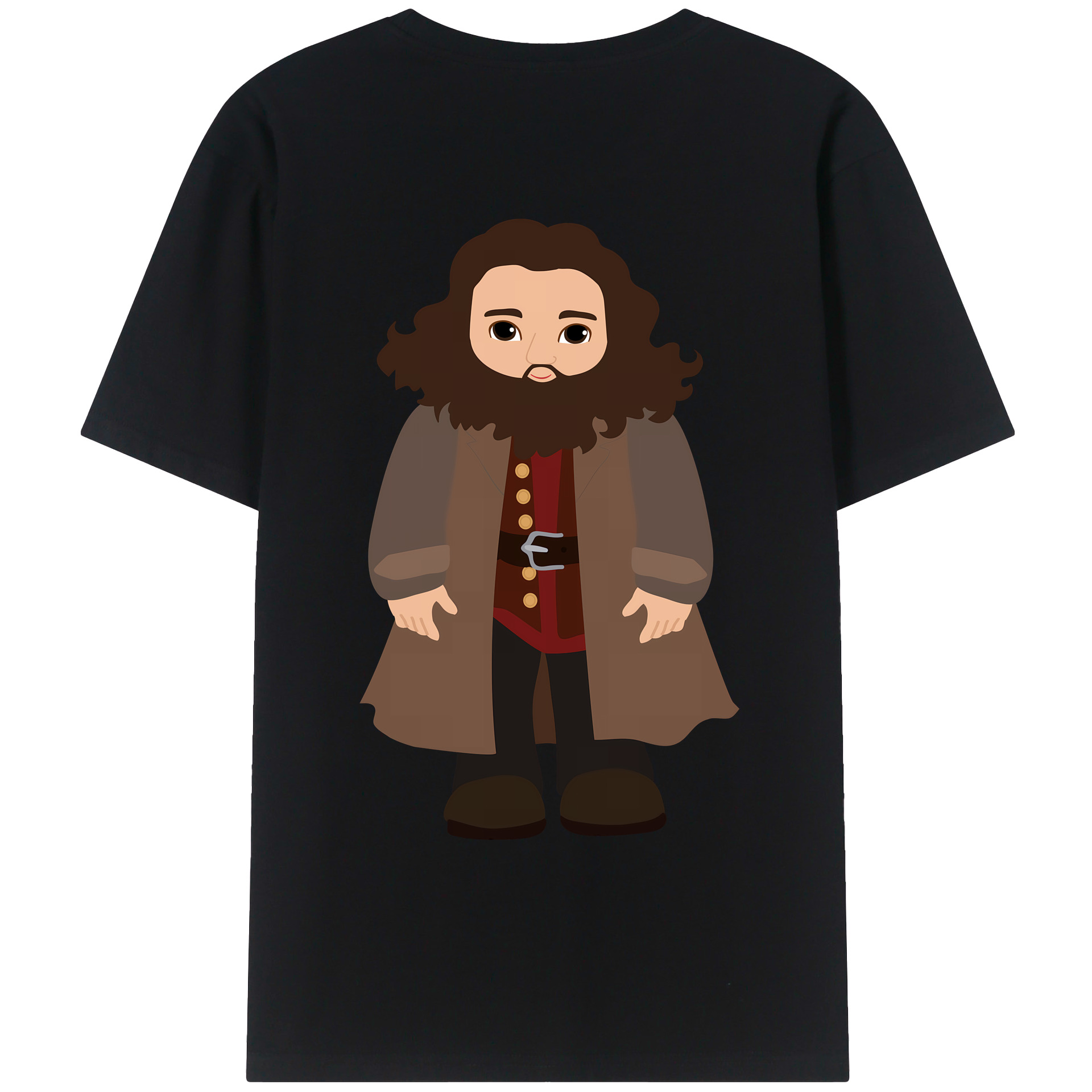 （画像用） Harry Potter ハリー・ポッターシリーズ 綿100％ メンズ半袖Tシャツ（バックプリント） 通気性