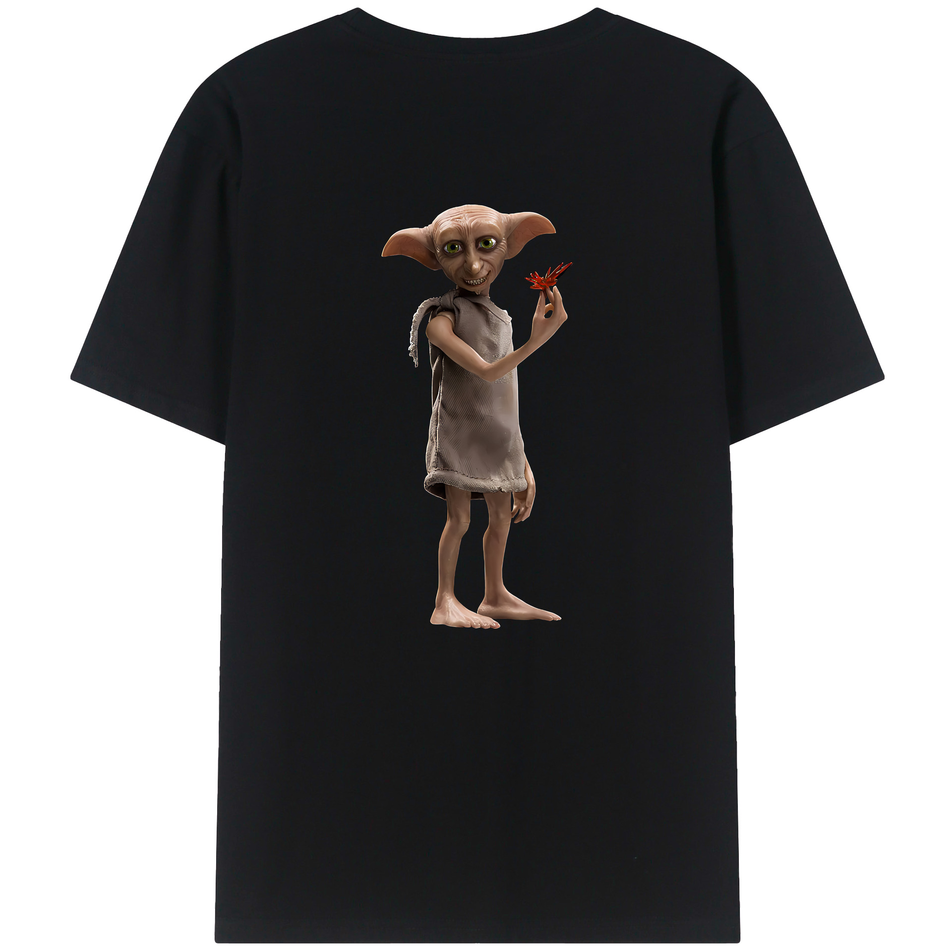 （画像用） Harry Potter ハリー・ポッターシリーズ 綿100％ メンズ半袖Tシャツ（バックプリント） 通気性