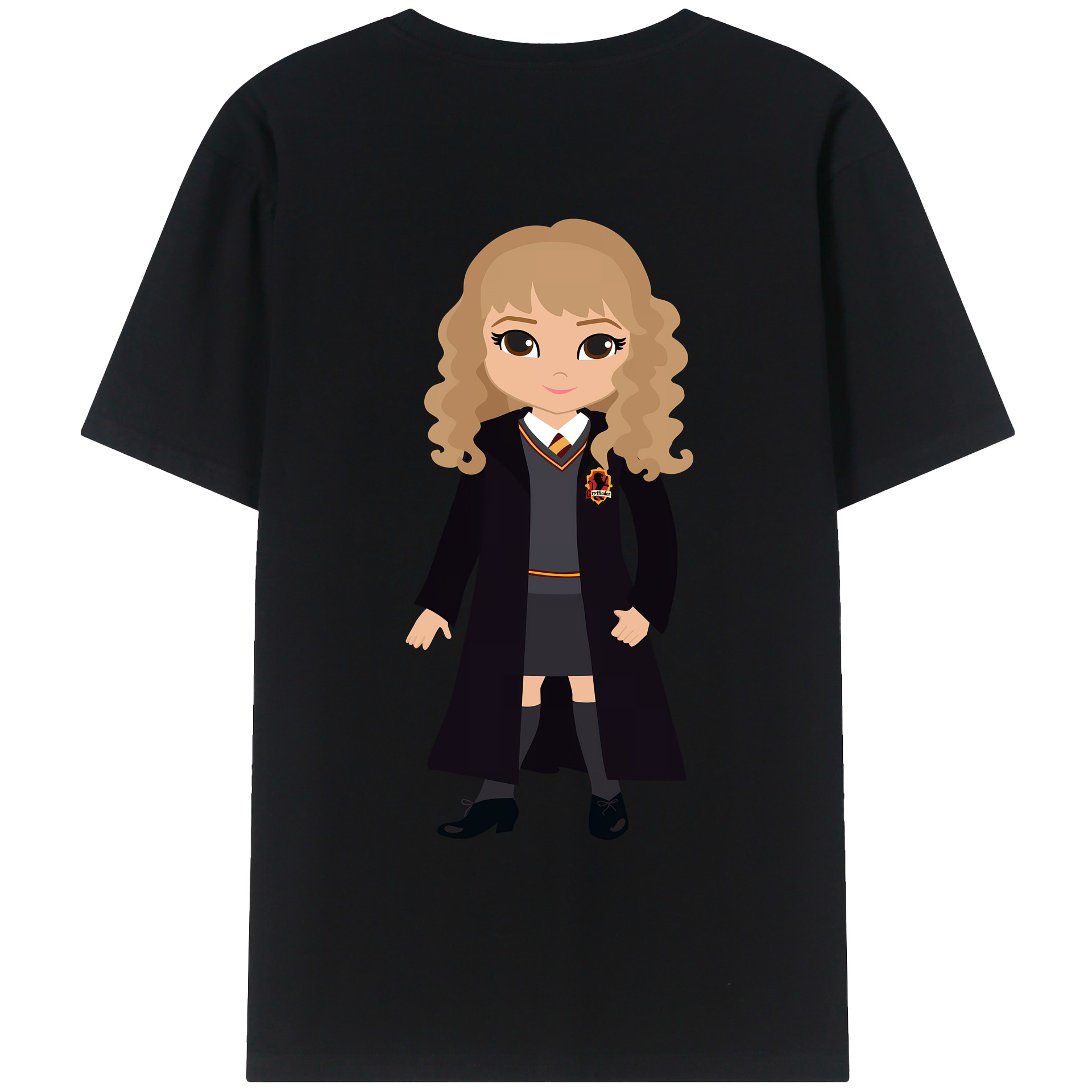 （画像用） Harry Potter ハリー・ポッターシリーズ 綿100％ メンズ半袖Tシャツ（バックプリント） 通気性