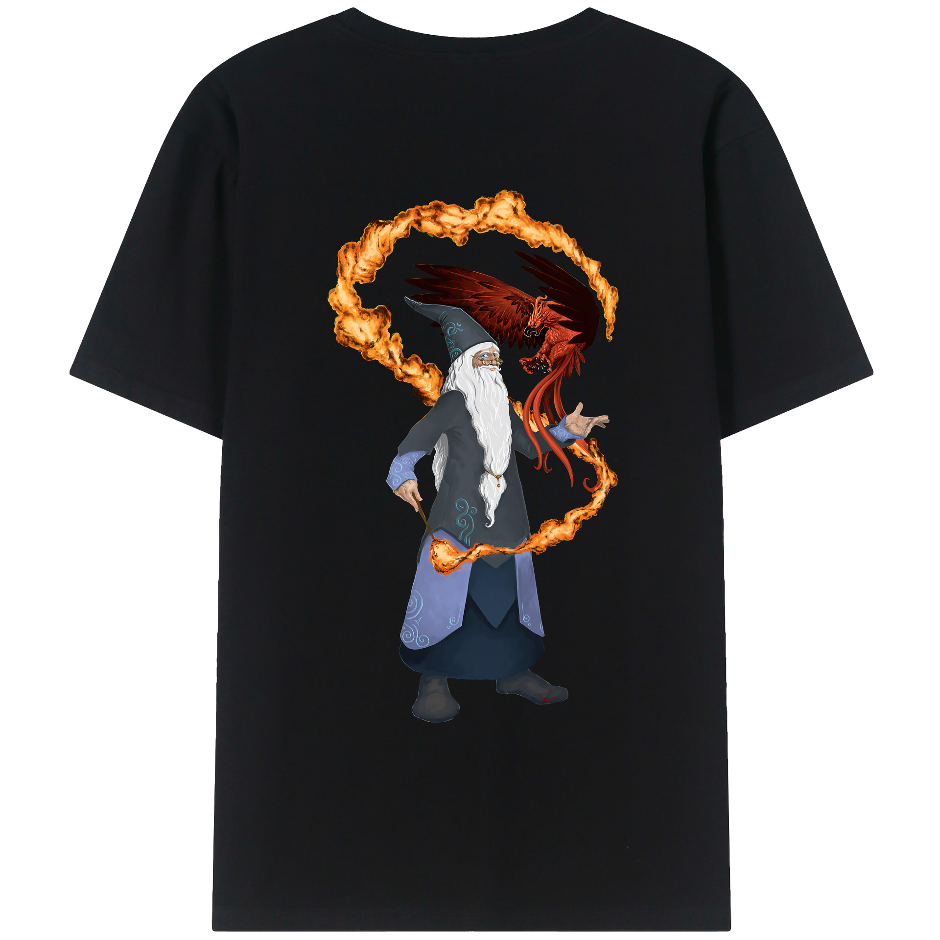 （画像用） Harry Potter ハリー・ポッターシリーズ 綿100％ メンズ半袖Tシャツ（バックプリント） 通気性