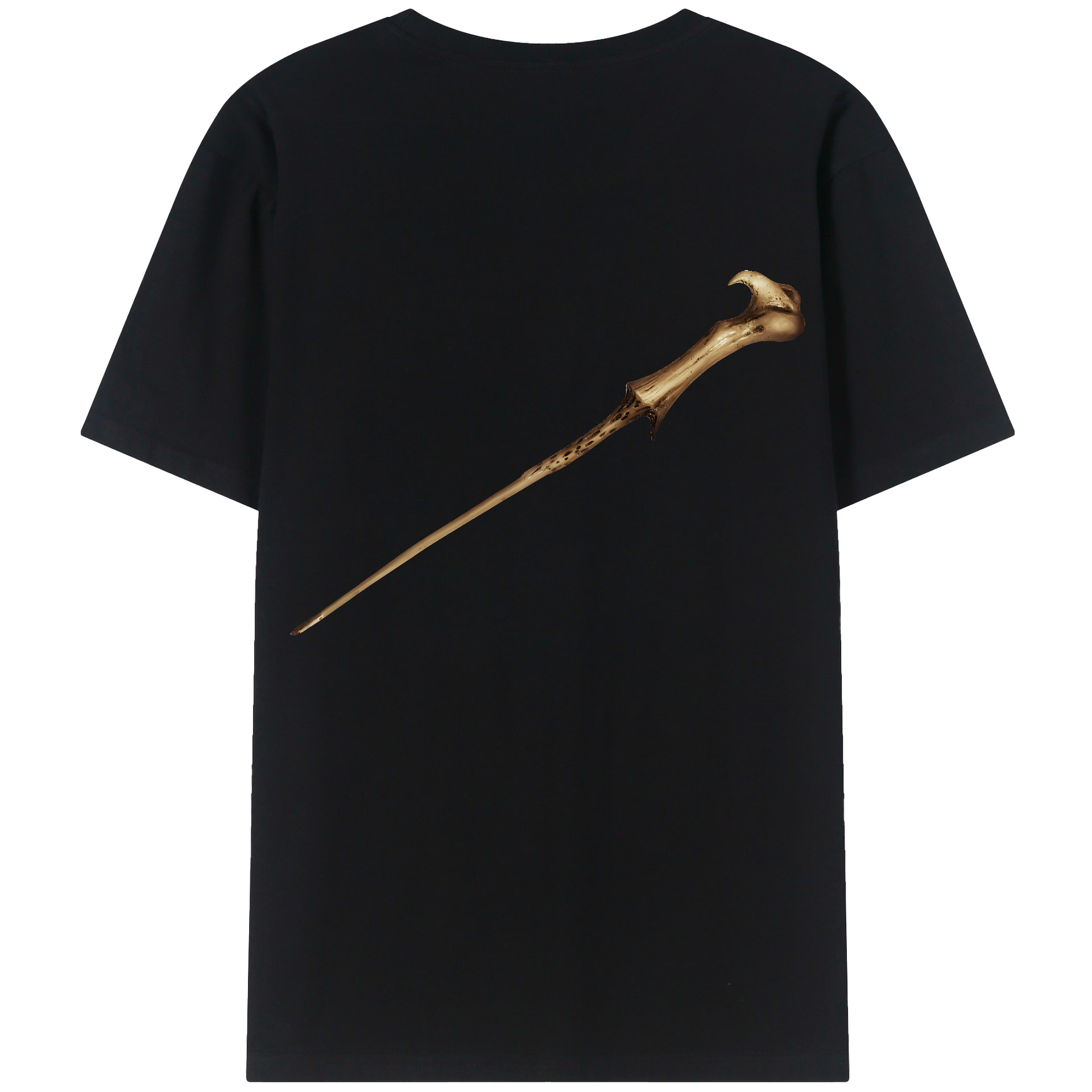（画像用） Harry Potter ハリー・ポッターシリーズ 綿100％ メンズ半袖Tシャツ（バックプリント） 通気性