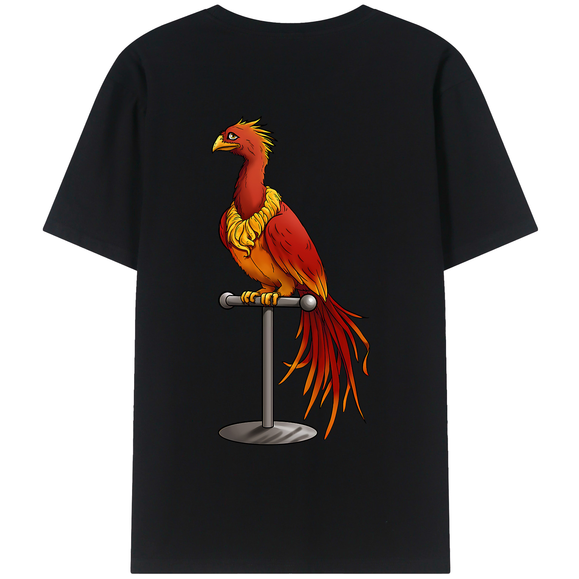 （画像用） Harry Potter ハリー・ポッターシリーズ 綿100％ メンズ半袖Tシャツ（バックプリント） 通気性