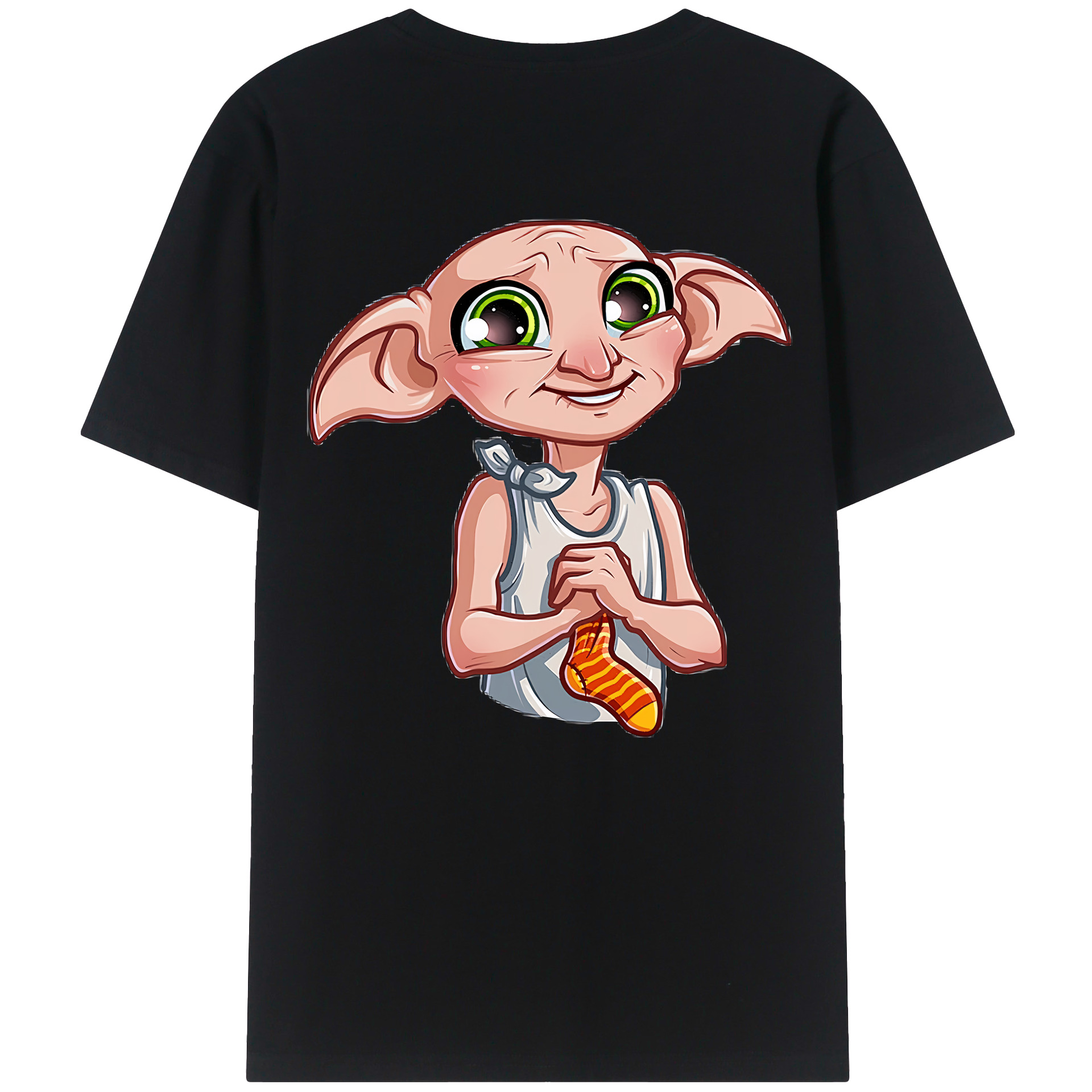 （画像用） Harry Potter ハリー・ポッターシリーズ 綿100％ メンズ半袖Tシャツ（バックプリント） 通気性