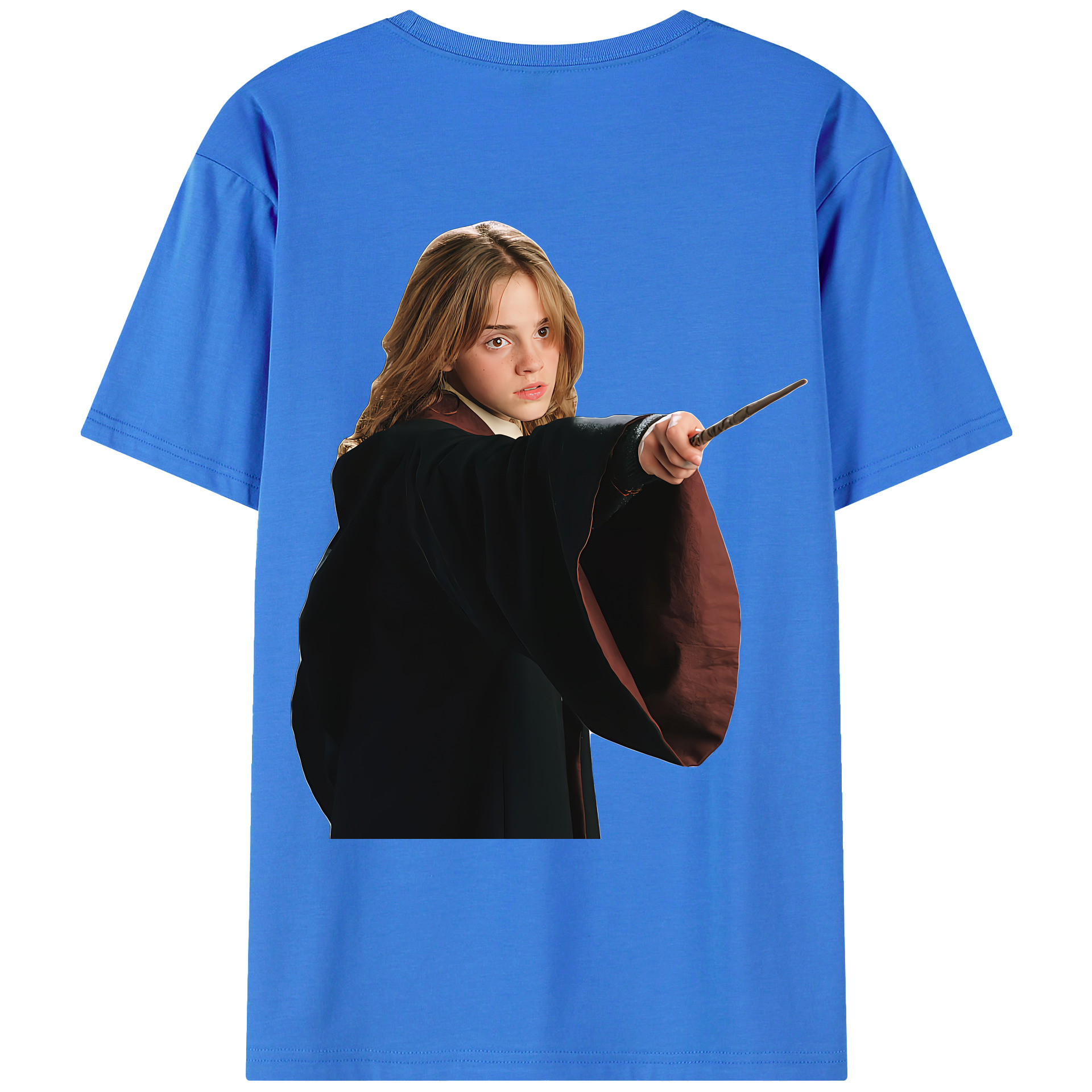 （画像用） Harry Potter ハリー・ポッターシリーズ 綿100％ メンズ半袖Tシャツ（バックプリント） 通気性