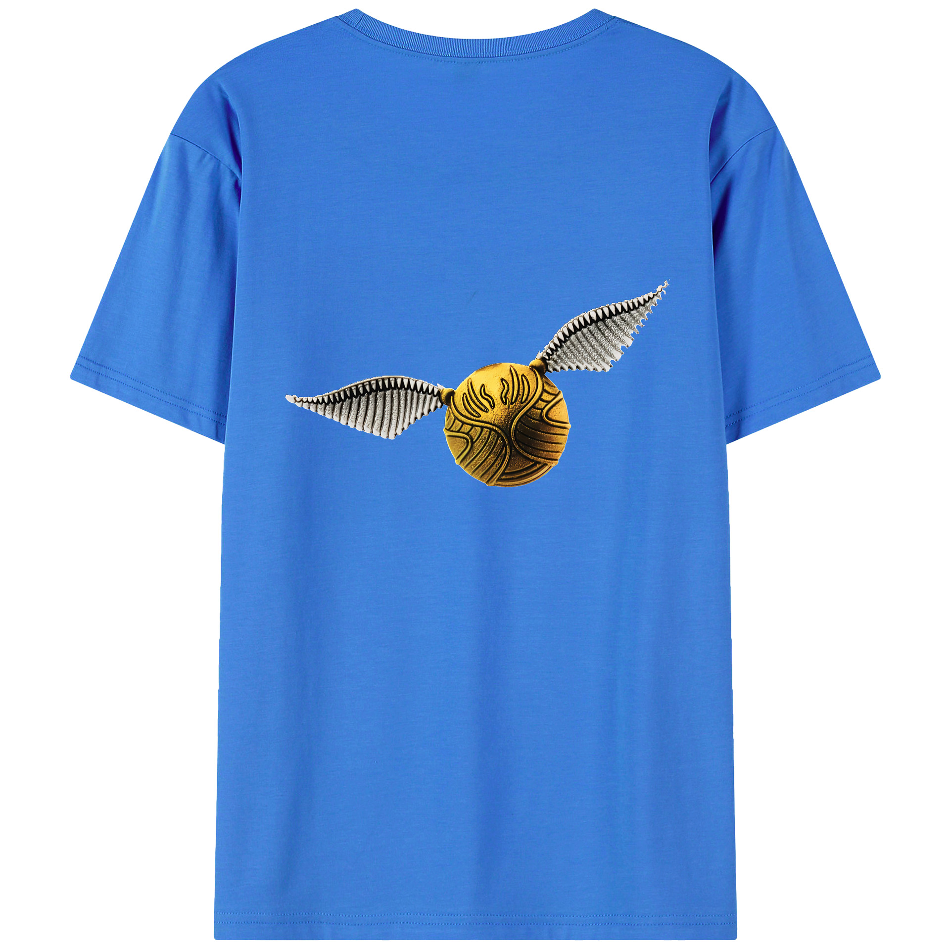 （画像用） Harry Potter ハリー・ポッターシリーズ 綿100％ メンズ半袖Tシャツ（バックプリント） 通気性