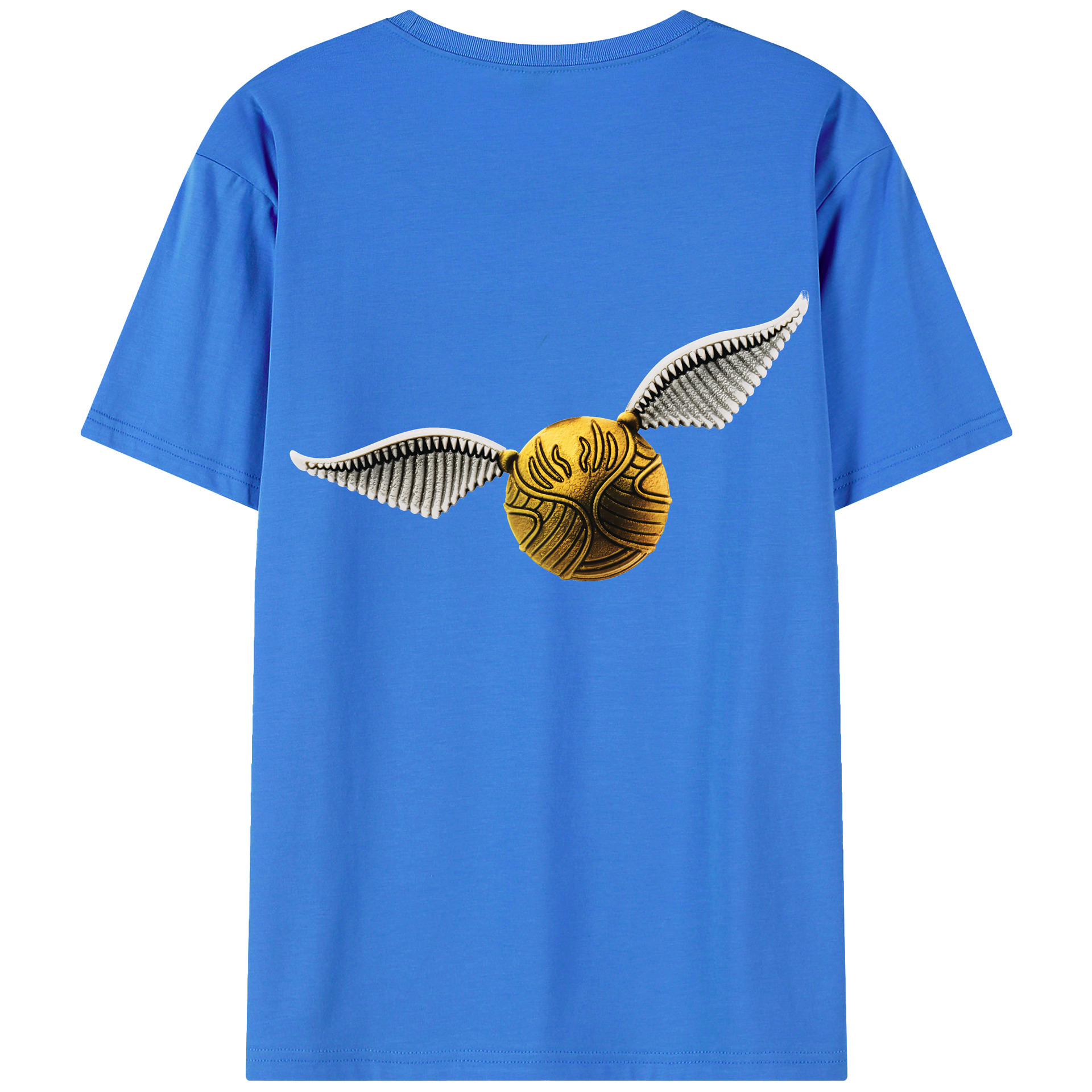 （画像用） Harry Potter ハリー・ポッターシリーズ 綿100％ メンズ半袖Tシャツ（バックプリント） 通気性