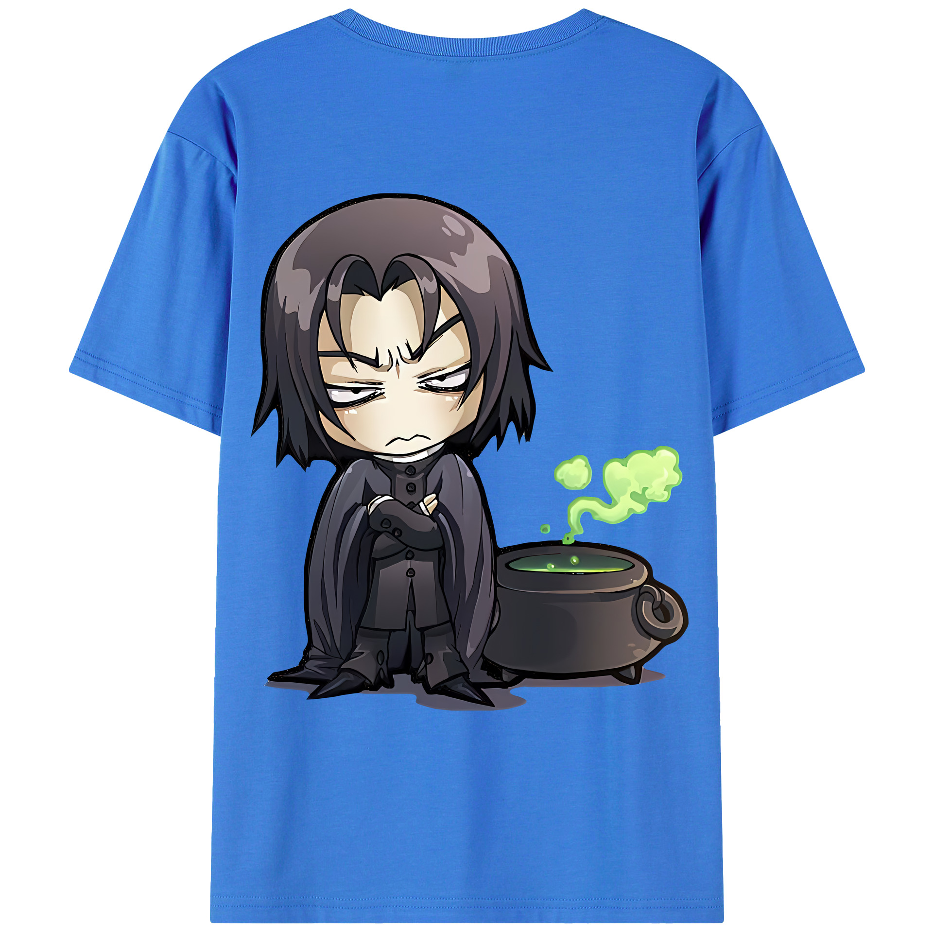 （画像用） Harry Potter ハリー・ポッターシリーズ 綿100％ メンズ半袖Tシャツ（バックプリント） 通気性