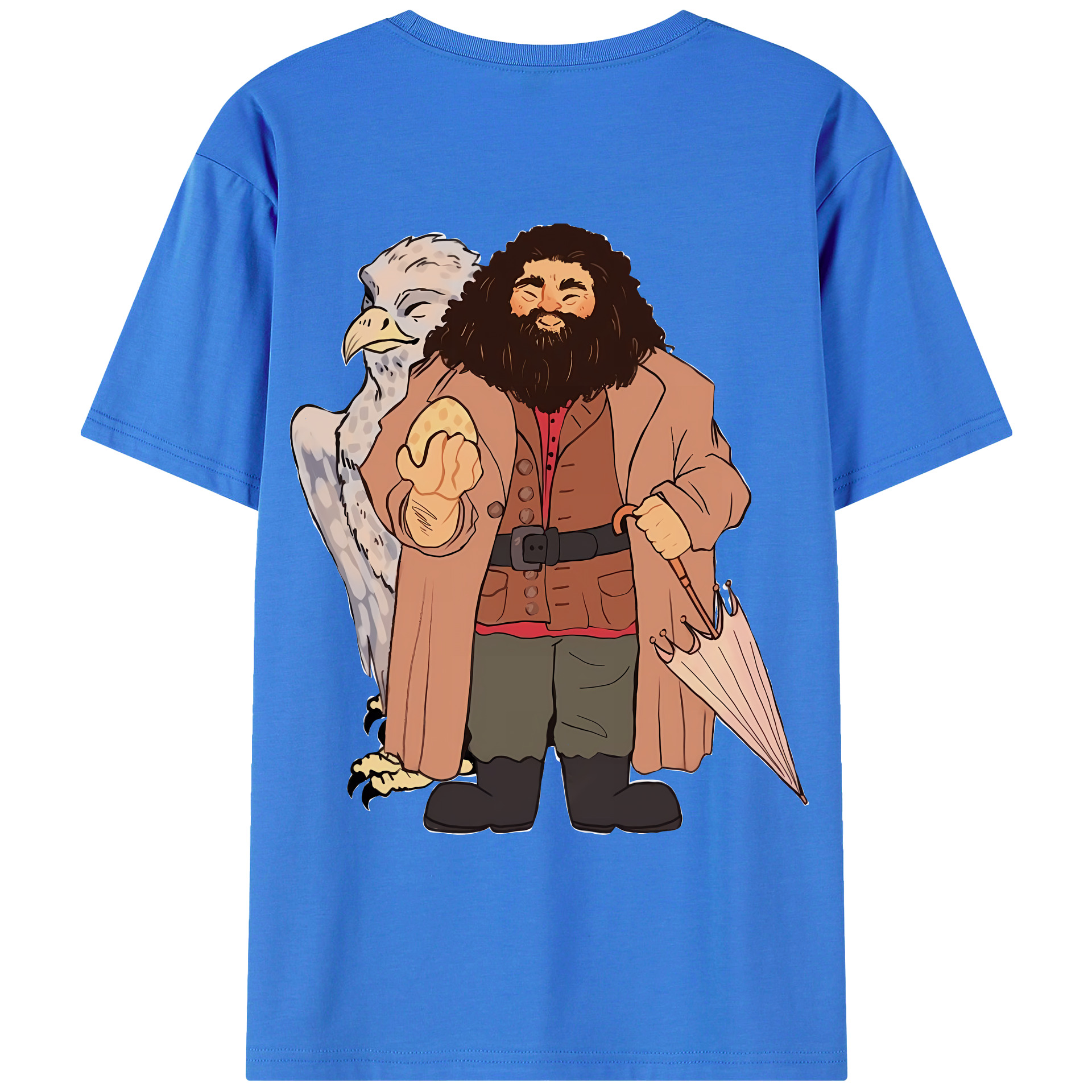 （画像用） Harry Potter ハリー・ポッターシリーズ 綿100％ メンズ半袖Tシャツ（バックプリント） 通気性