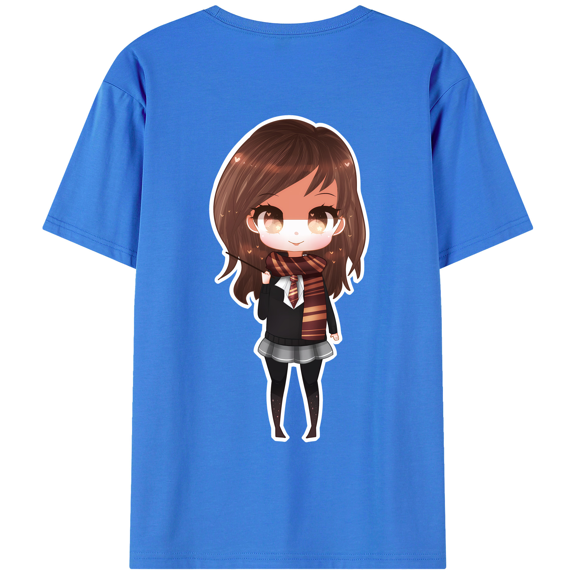（画像用） Harry Potter ハリー・ポッターシリーズ 綿100％ メンズ半袖Tシャツ（バックプリント） 通気性