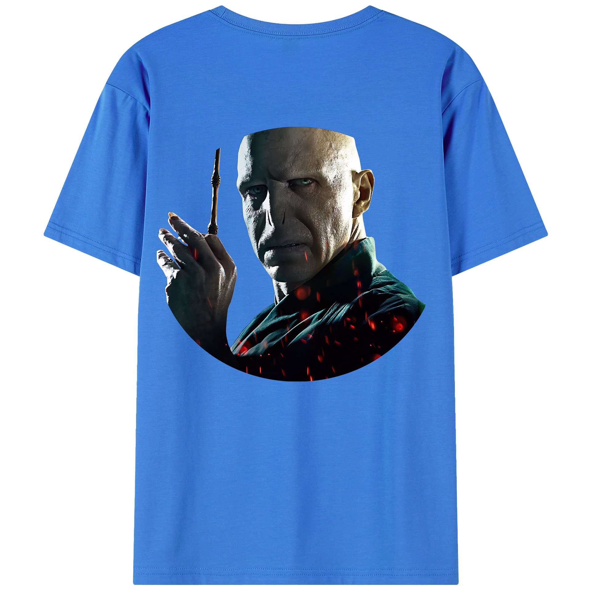 （画像用） Harry Potter ハリー・ポッターシリーズ 綿100％ メンズ半袖Tシャツ（バックプリント） 通気性