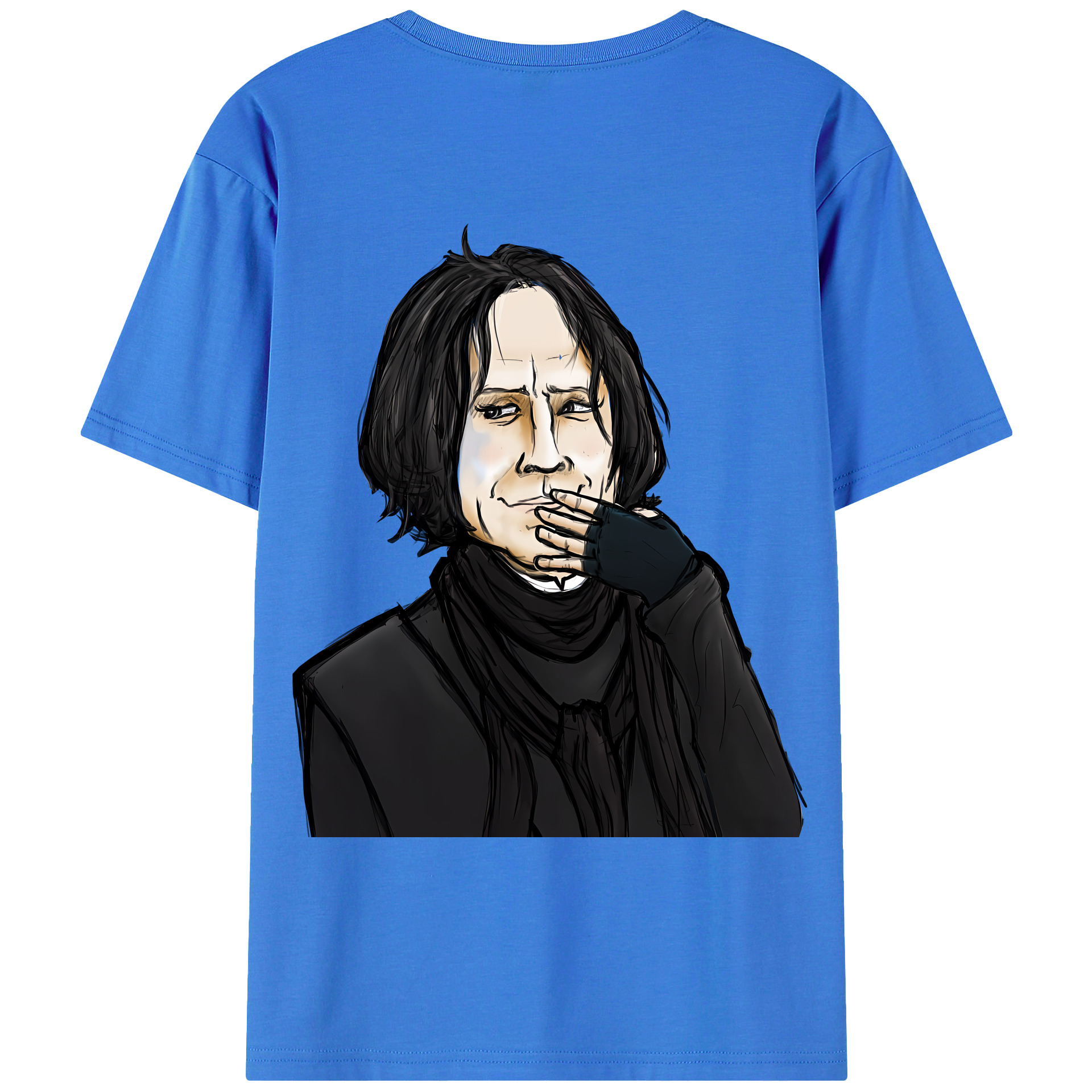 （画像用） Harry Potter ハリー・ポッターシリーズ 綿100％ メンズ半袖Tシャツ（バックプリント） 通気性